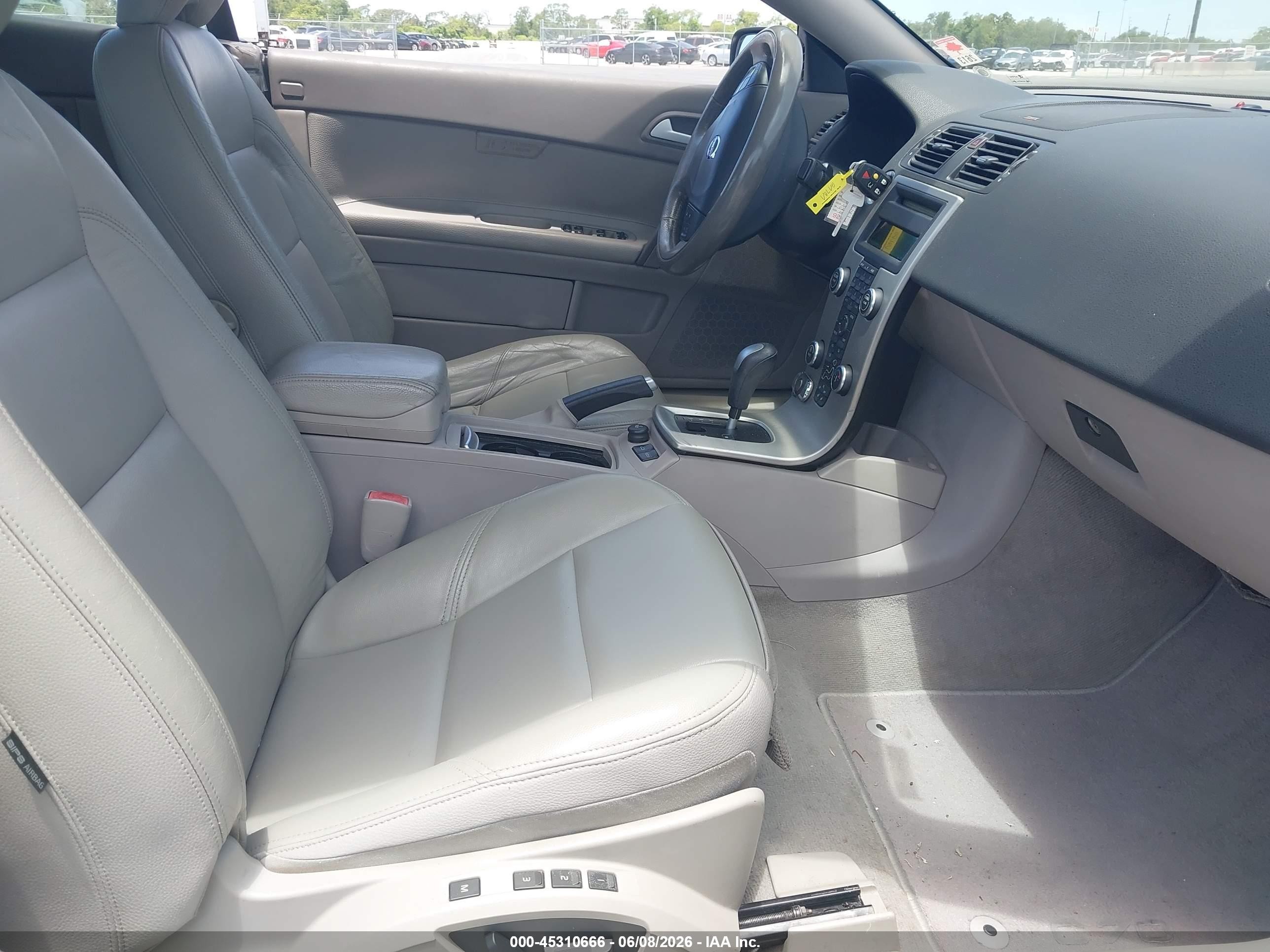 2007 Volvo C70 T5 Black vin: YV1MC68217J027191