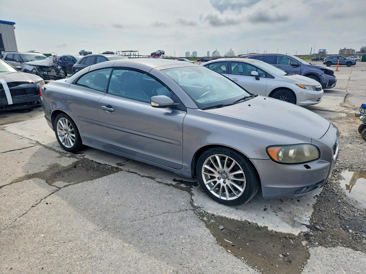 2007 Volvo C70 T5 Silver vin: YV1MC68227J019097