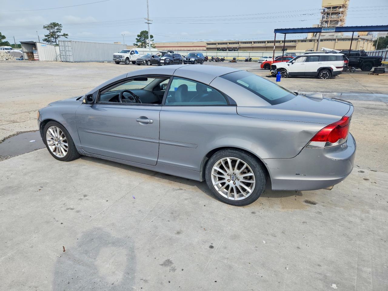 2007 Volvo C70 T5 Silver vin: YV1MC68227J019097
