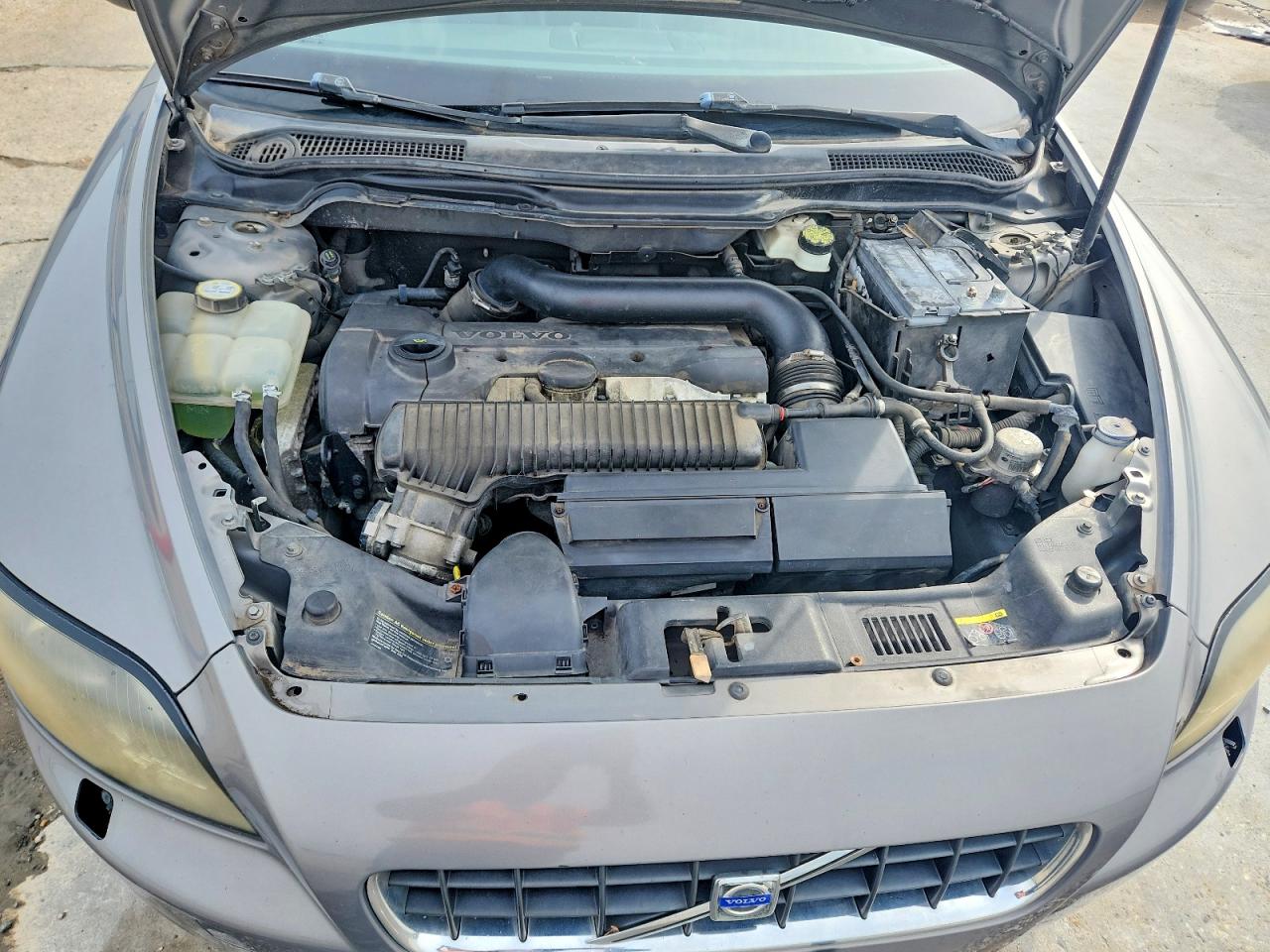 2007 Volvo C70 T5 Silver vin: YV1MC68227J019097