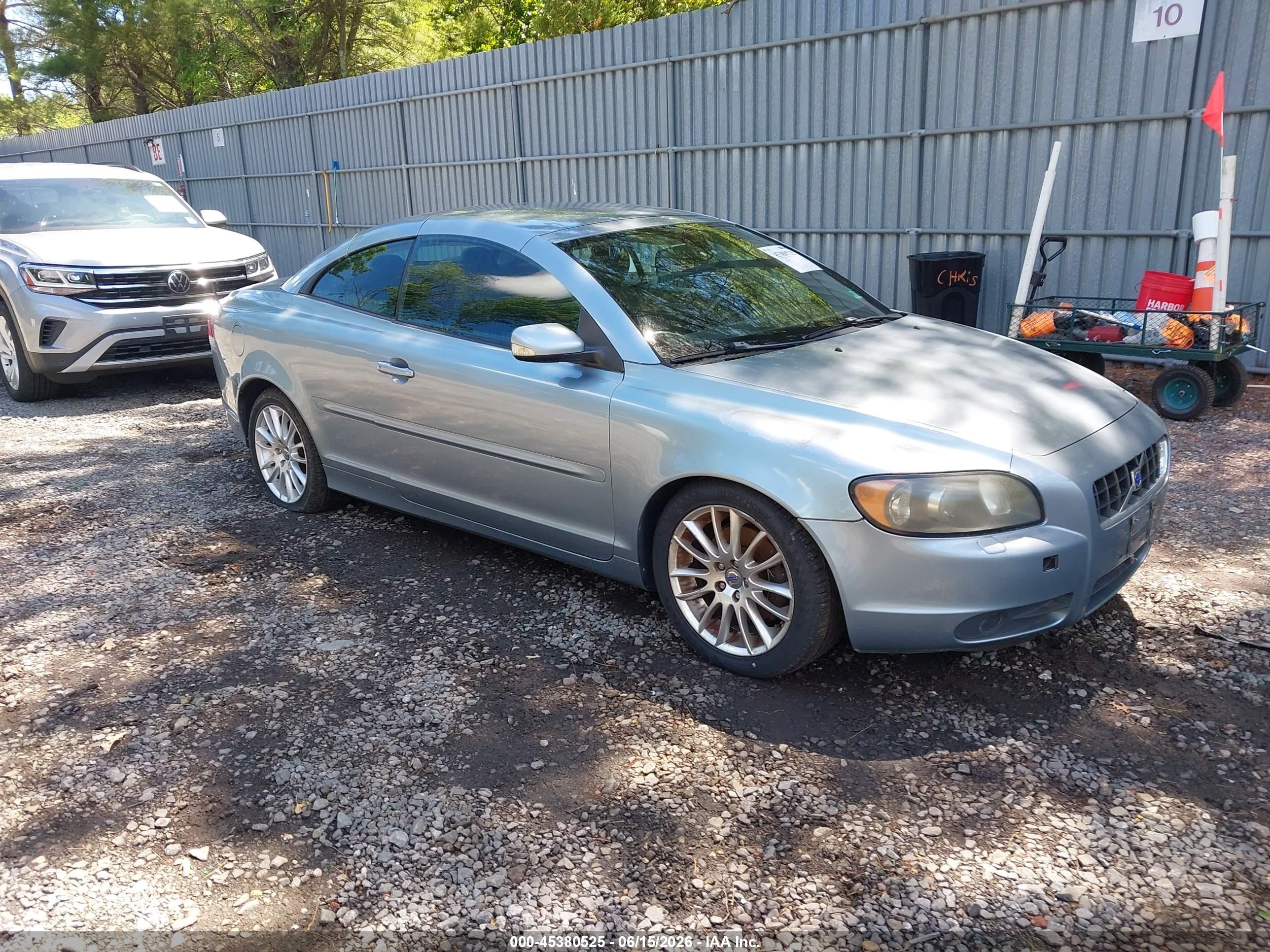 2007 Volvo C70 T5 Синий vin: YV1MC68237J019075