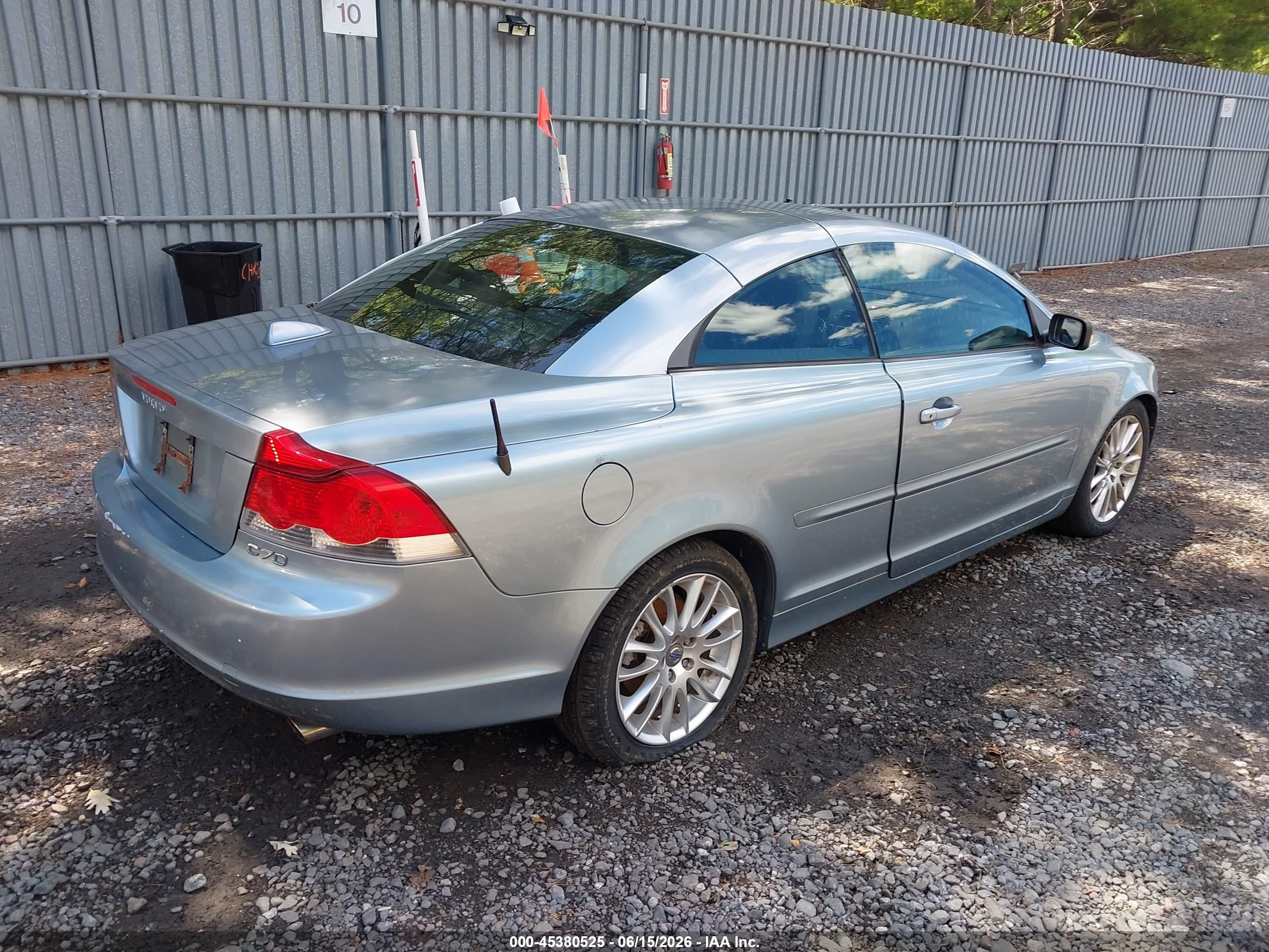 2007 Volvo C70 T5 Синий vin: YV1MC68237J019075