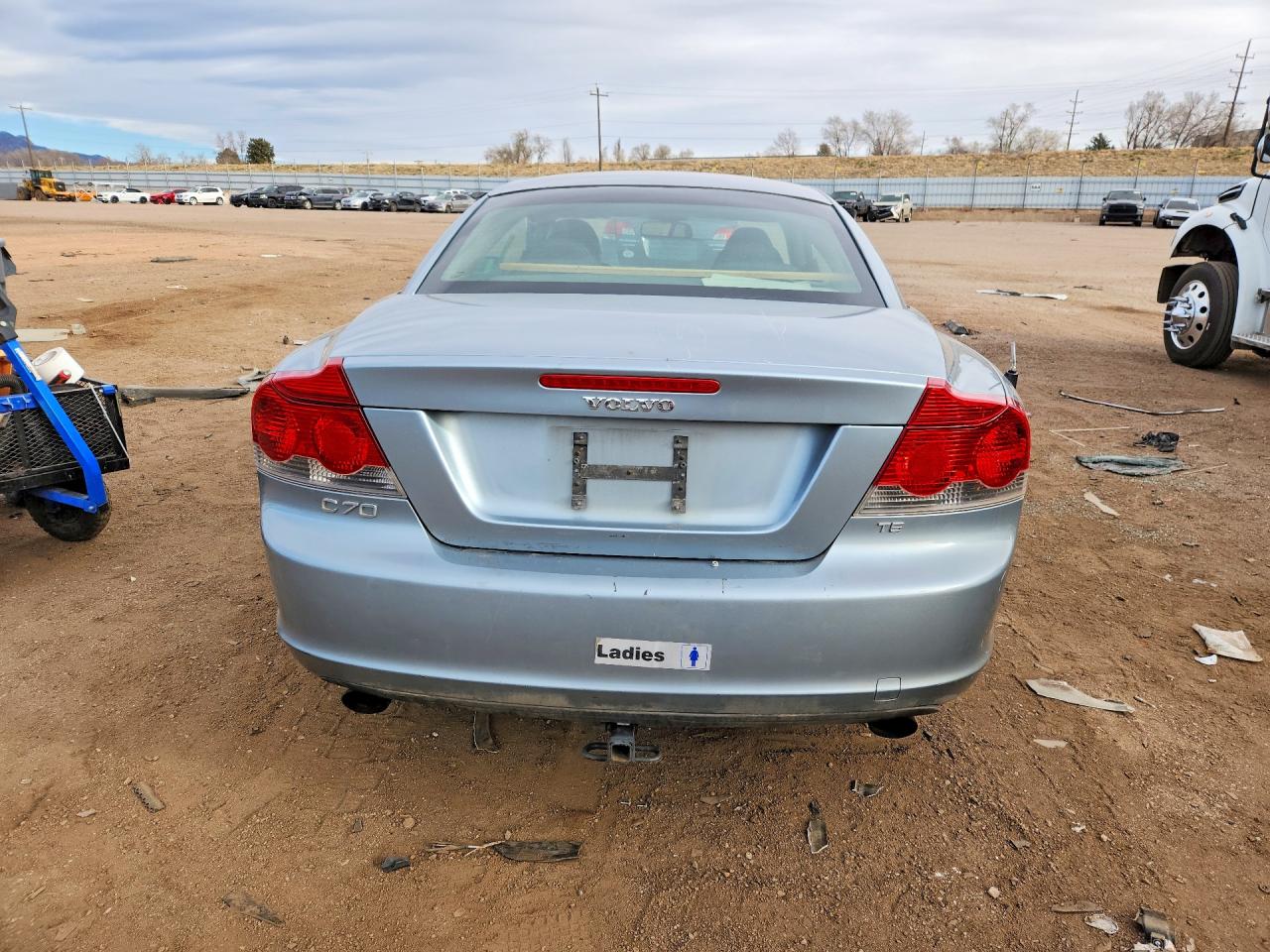 2007 Volvo C70 T5 Blue vin: YV1MC68247J015651