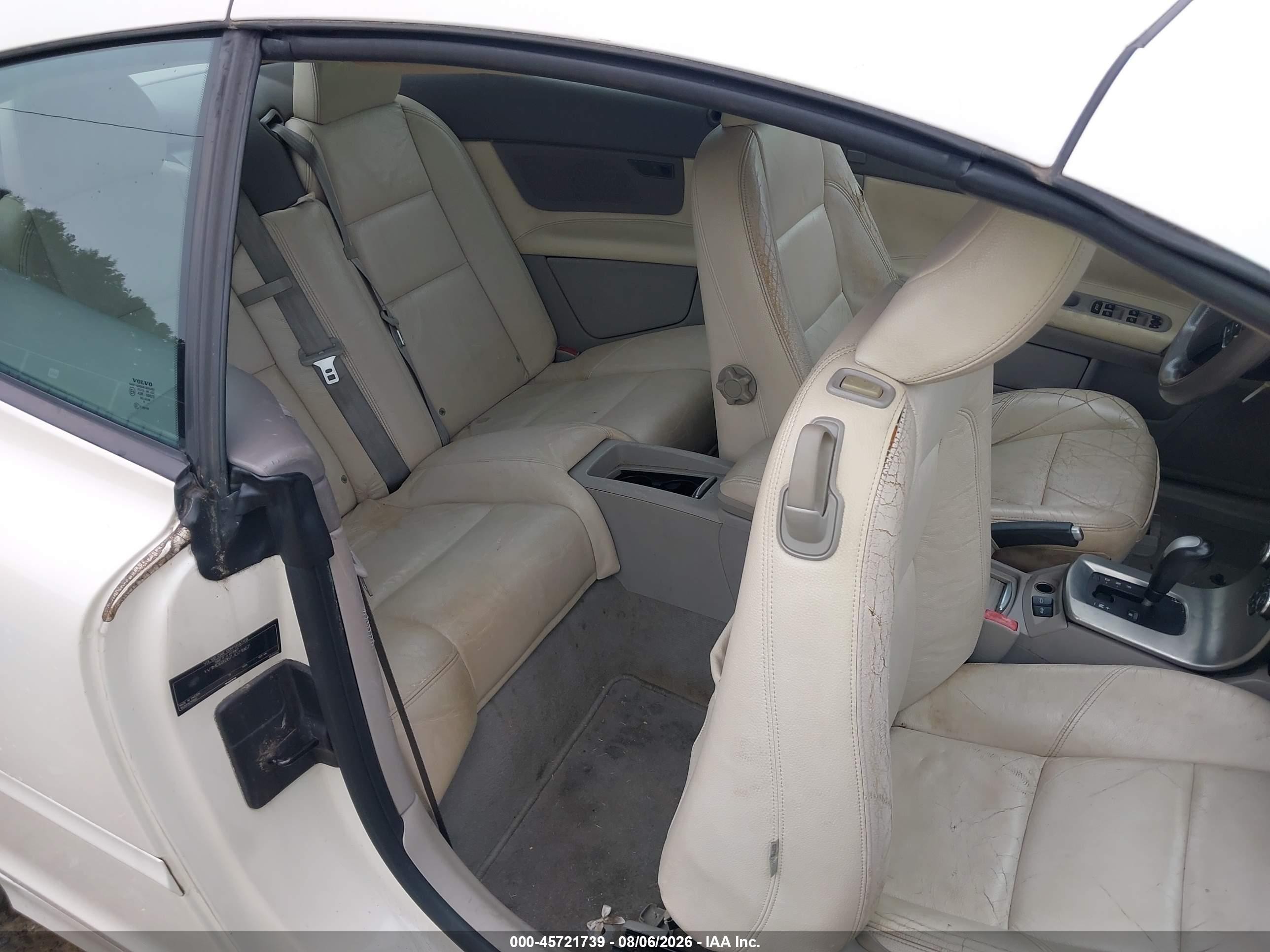 2007 Volvo C70 T5 White vin: YV1MC68267J021967