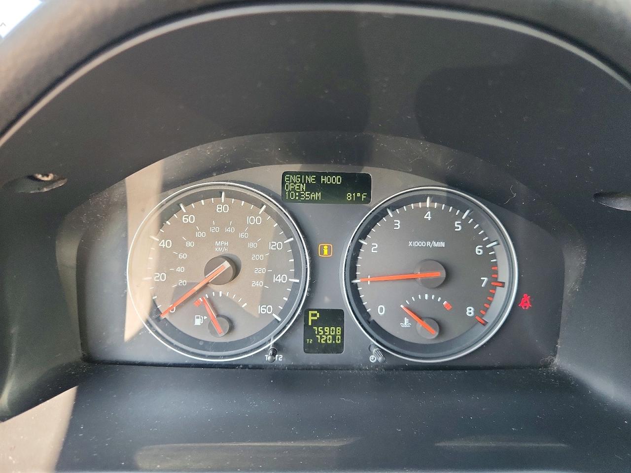 2007 Volvo C70 T5 Black vin: YV1MC68287J013823