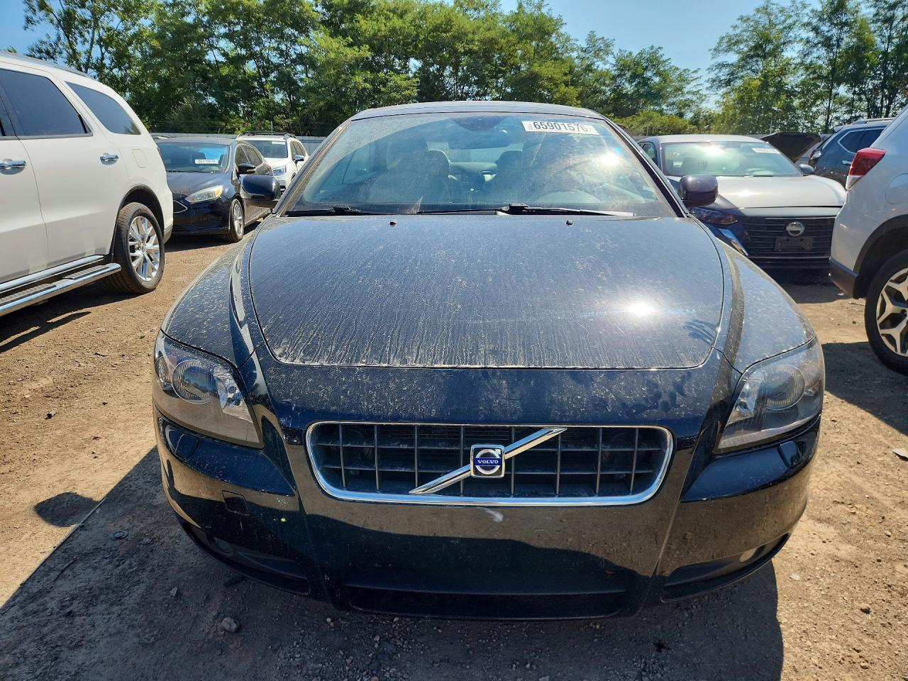 2007 Volvo C70 T5 Black vin: YV1MC68287J013823