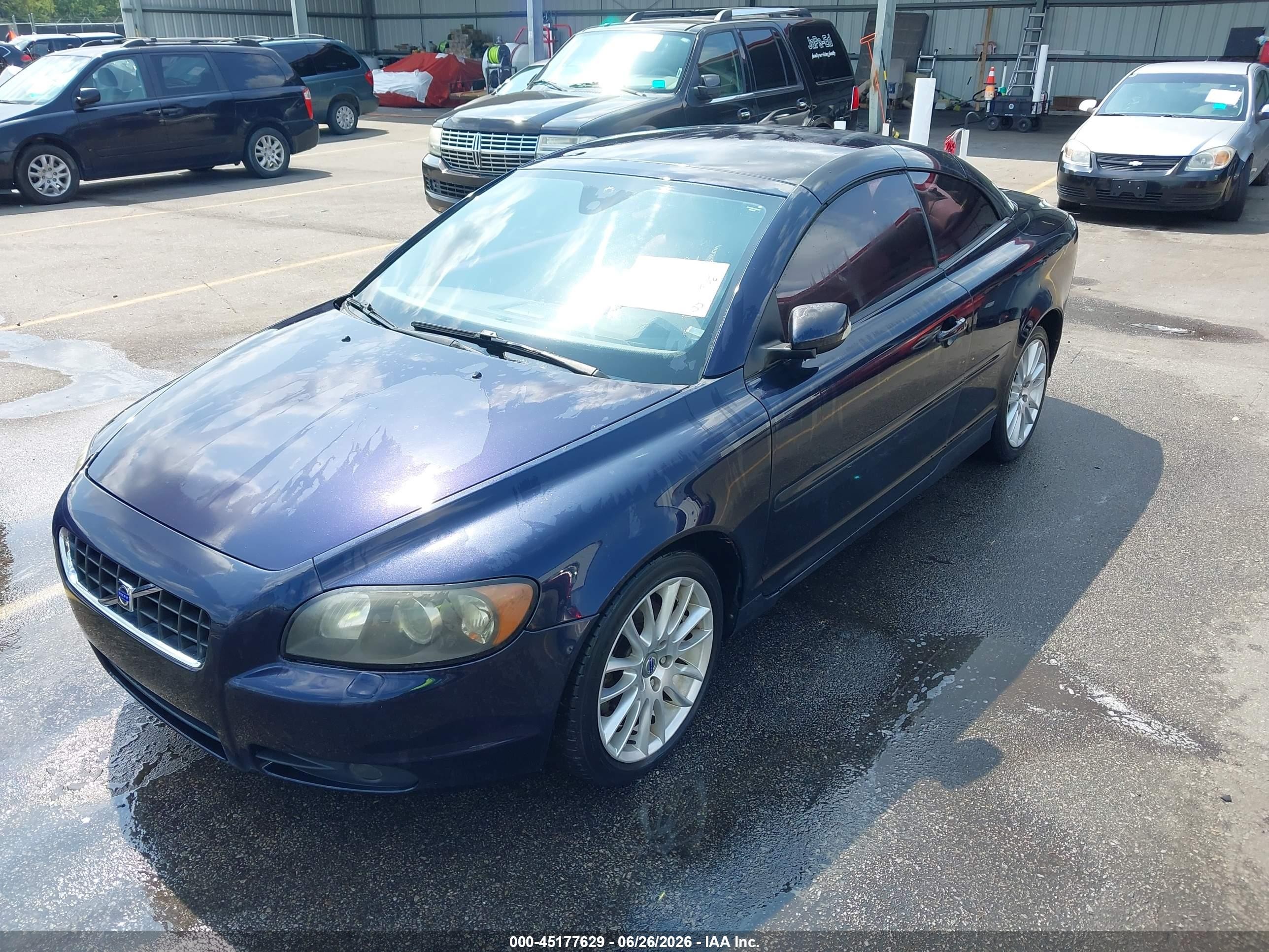 2006 Volvo C70 T5 Blue vin: YV1MC68296J003512