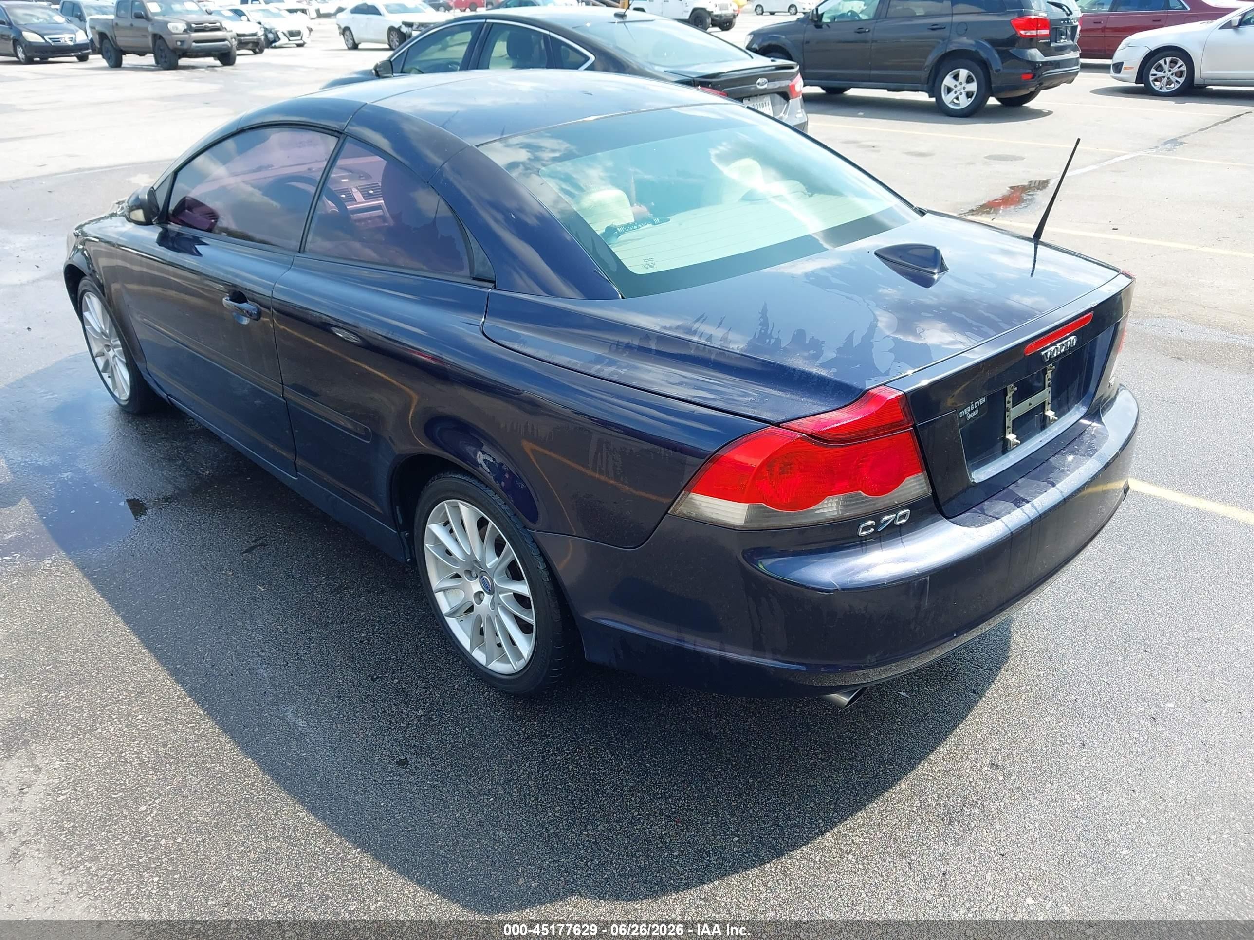 2006 Volvo C70 T5 Blue vin: YV1MC68296J003512