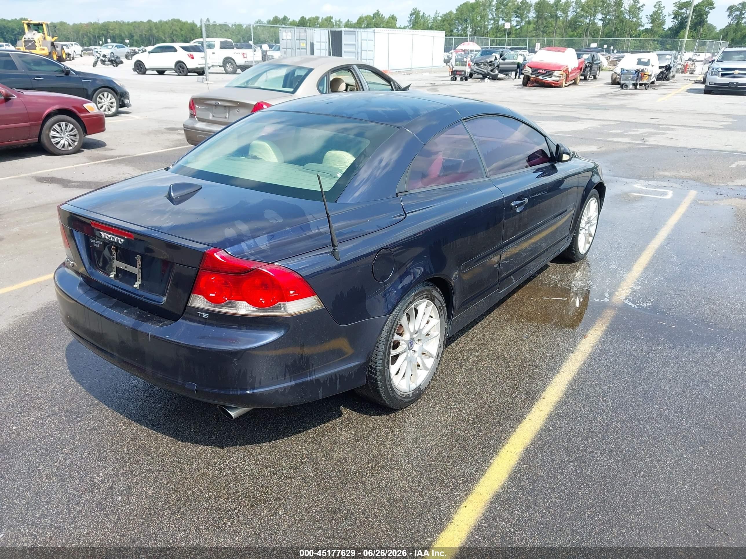 2006 Volvo C70 T5 Blue vin: YV1MC68296J003512
