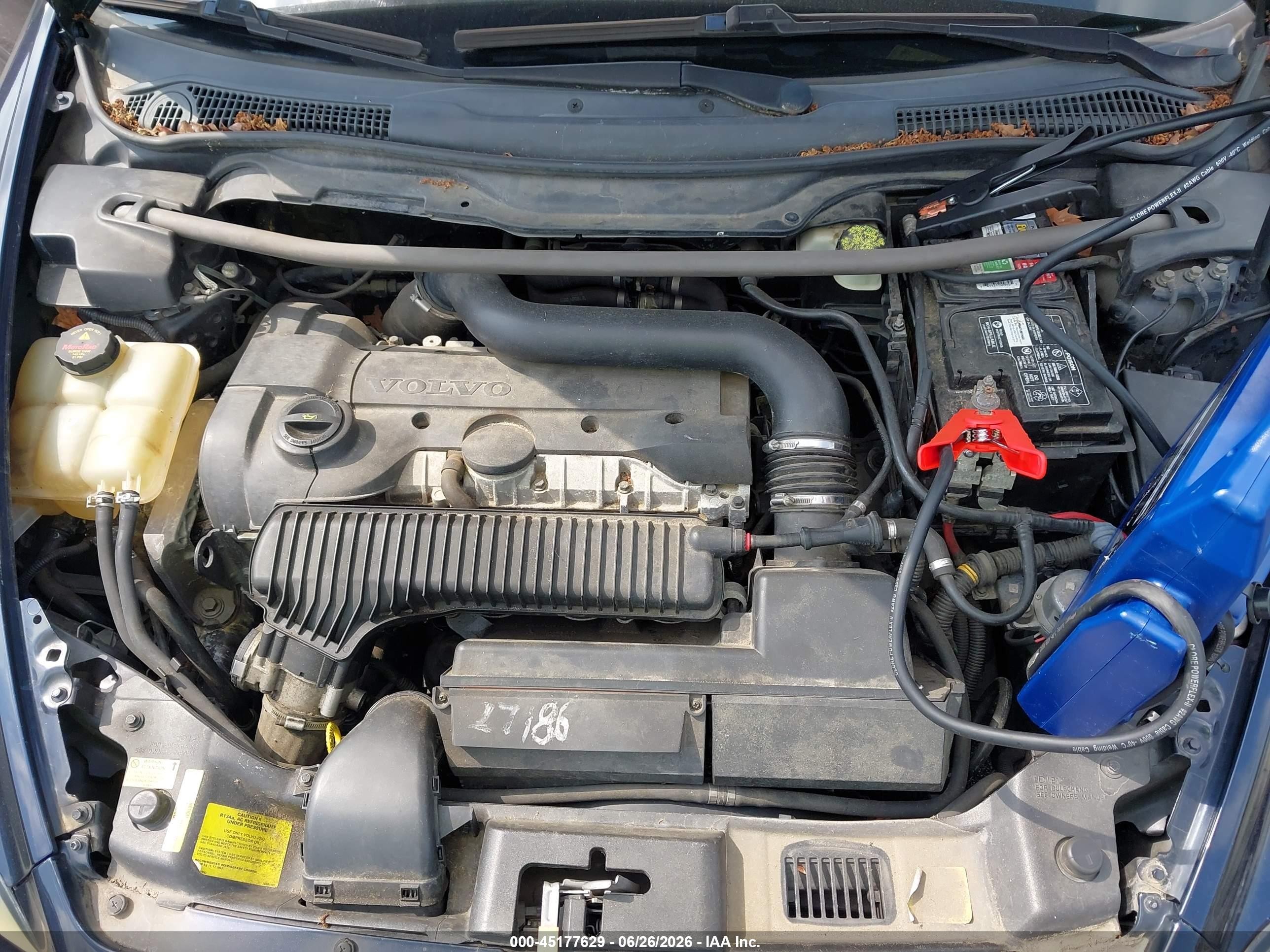 2006 Volvo C70 T5 Blue vin: YV1MC68296J003512