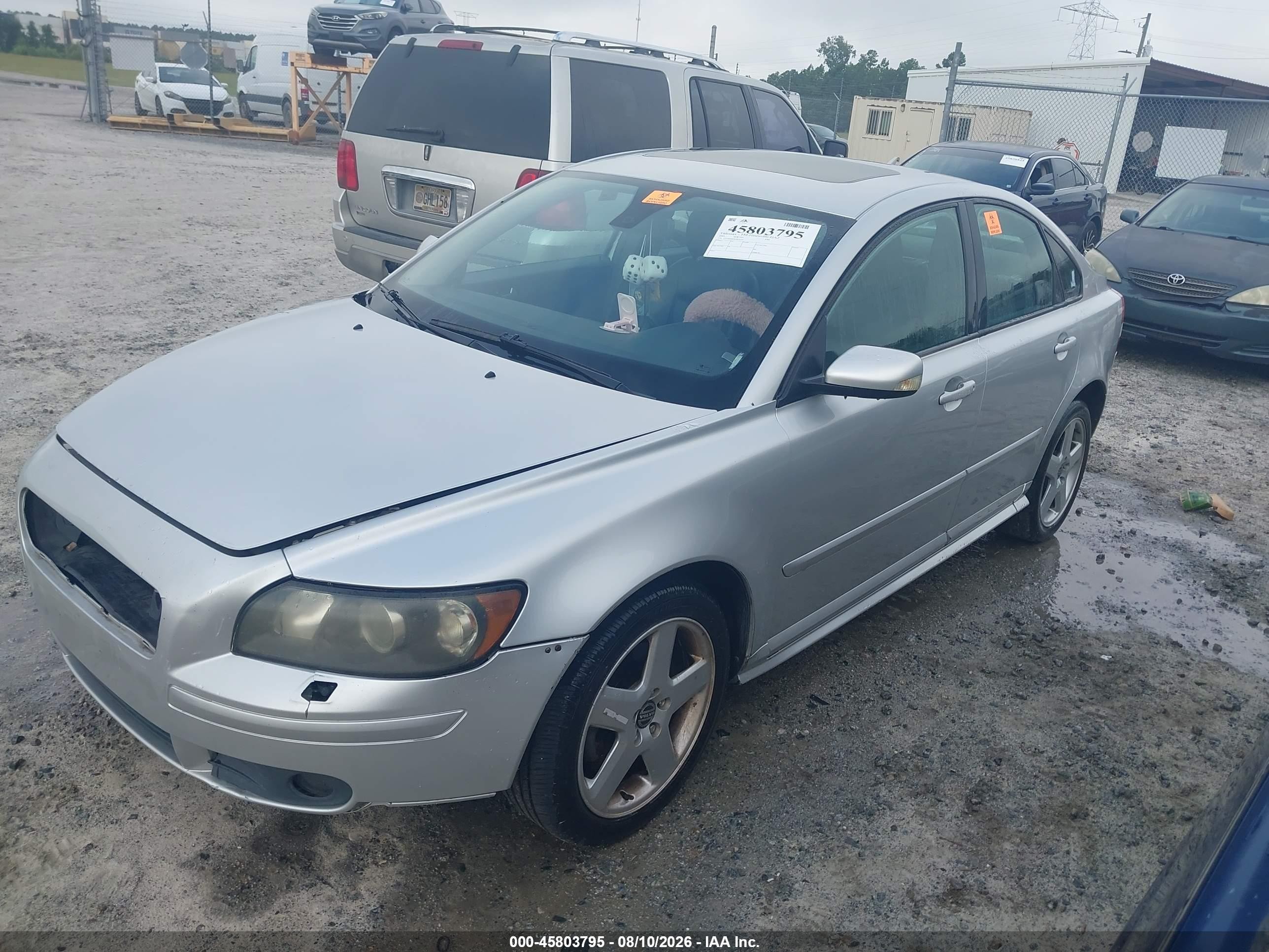 2005 Volvo S40 T5 Awd A/t5 Awd A Sr/t5 Awd M/t5 Awd M Sr Silver vin: YV1MH682052074141