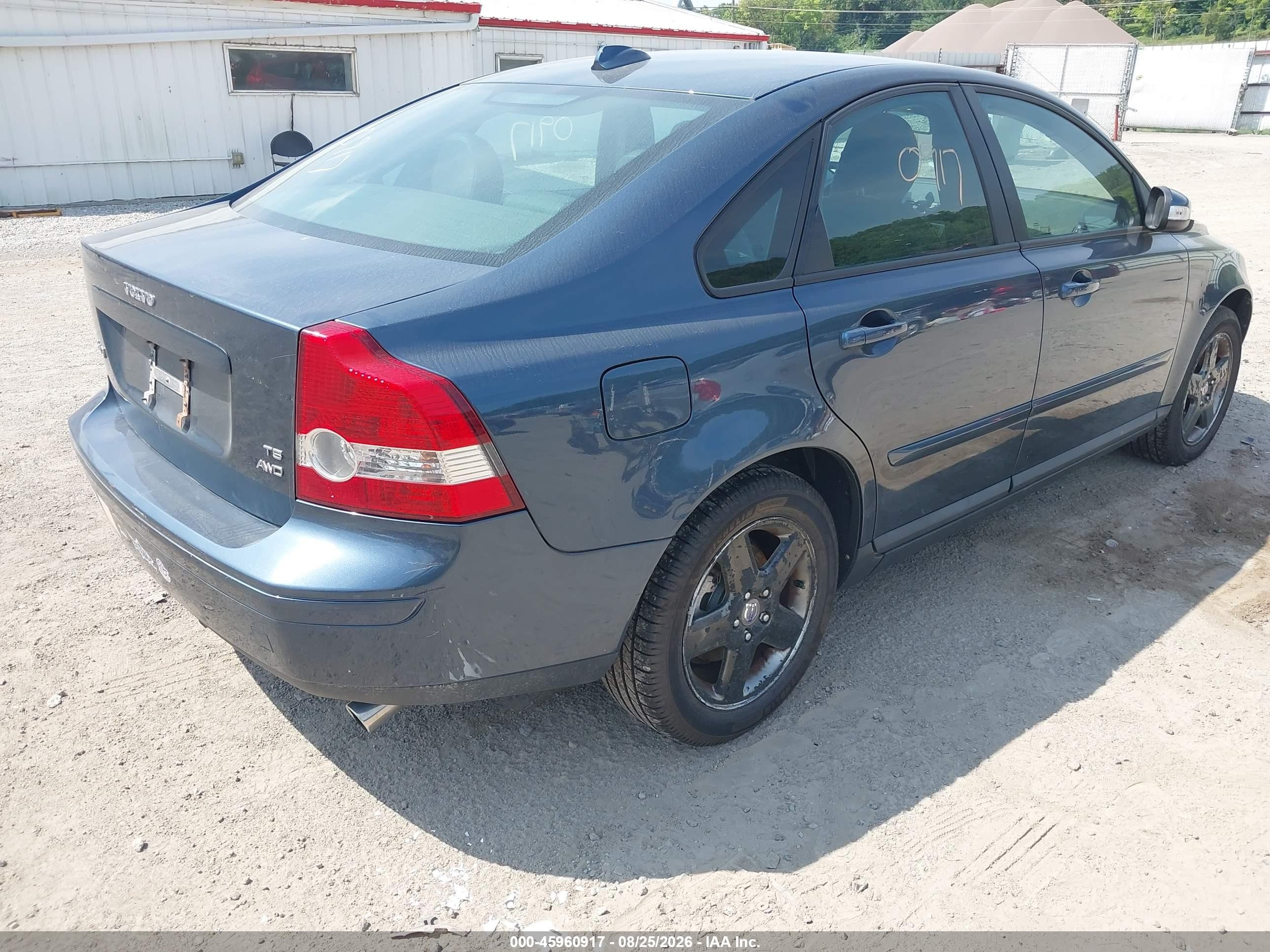 2007 Volvo S40 T5 Blue vin: YV1MH682172307835