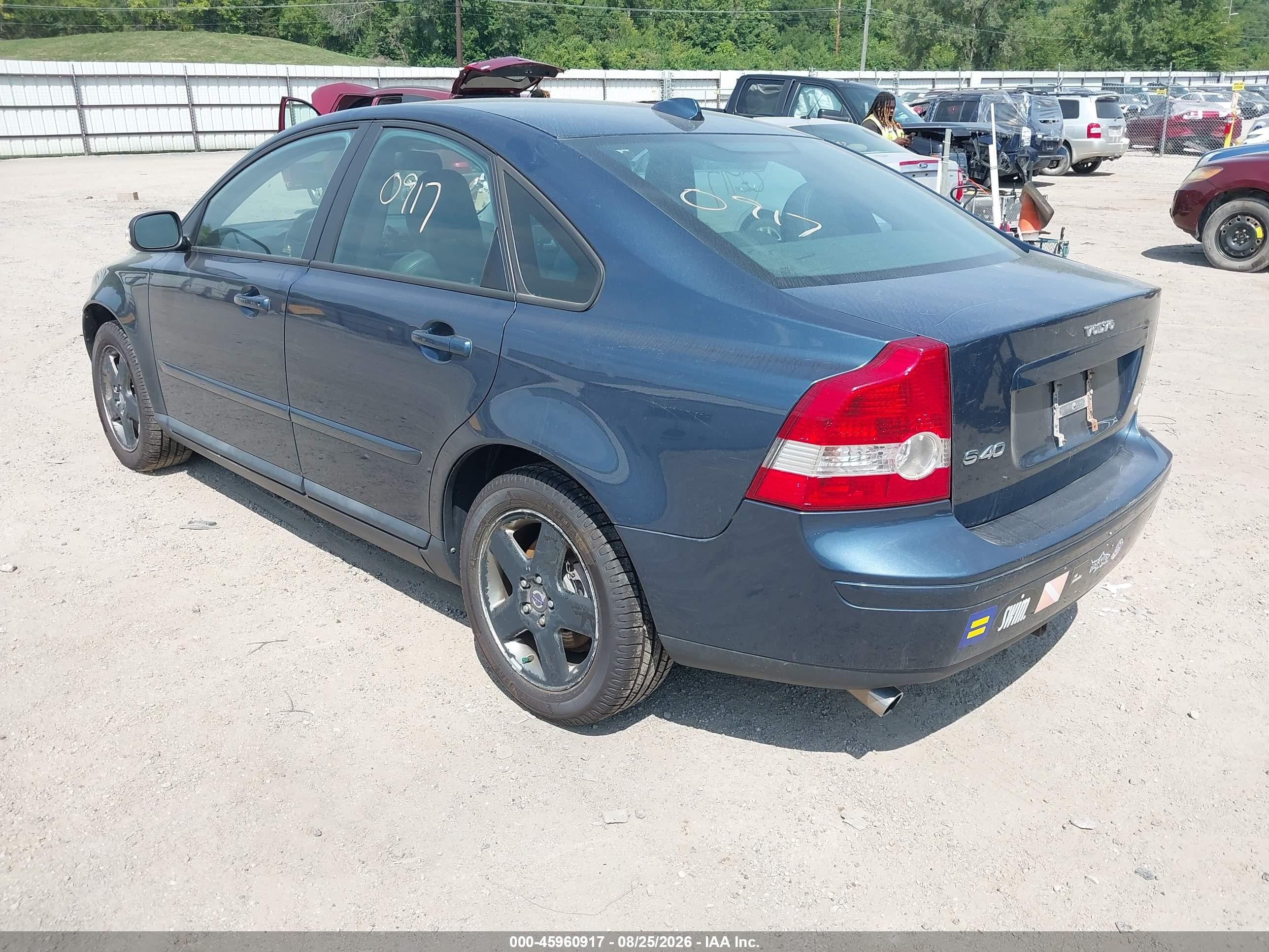 2007 Volvo S40 T5 Blue vin: YV1MH682172307835