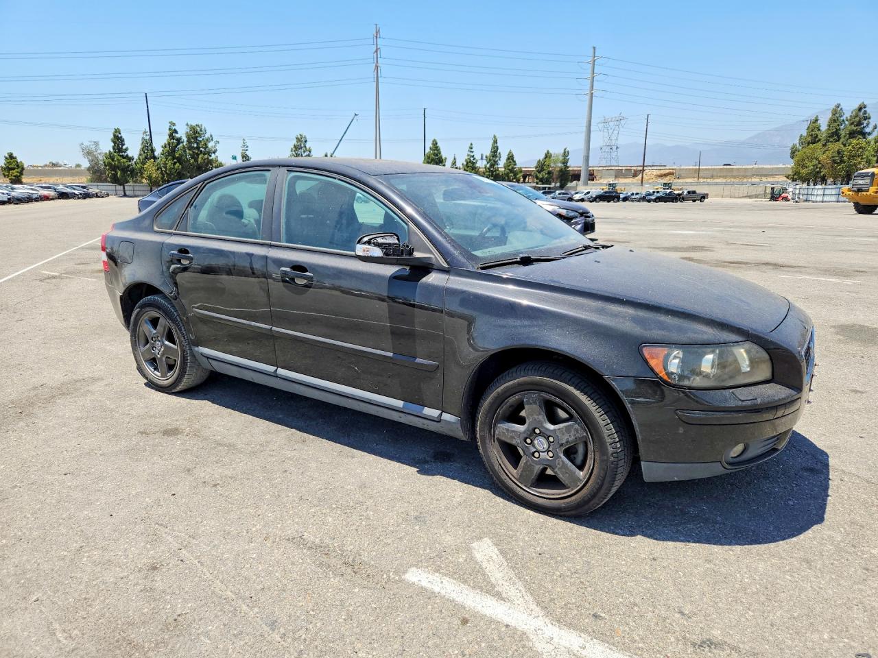 2007 Volvo S40 T5 Black vin: YV1MH682272313708