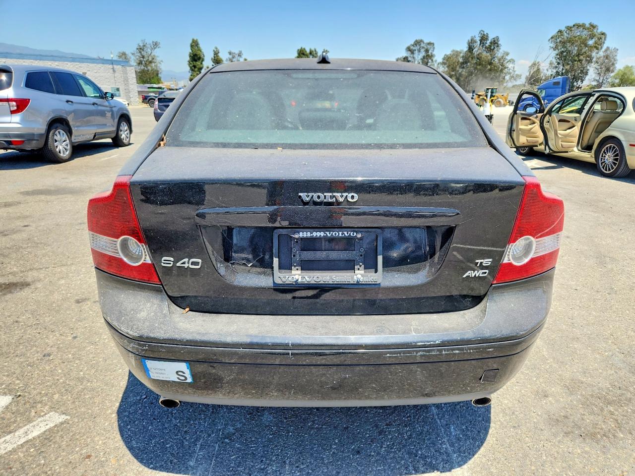 2007 Volvo S40 T5 Black vin: YV1MH682272313708
