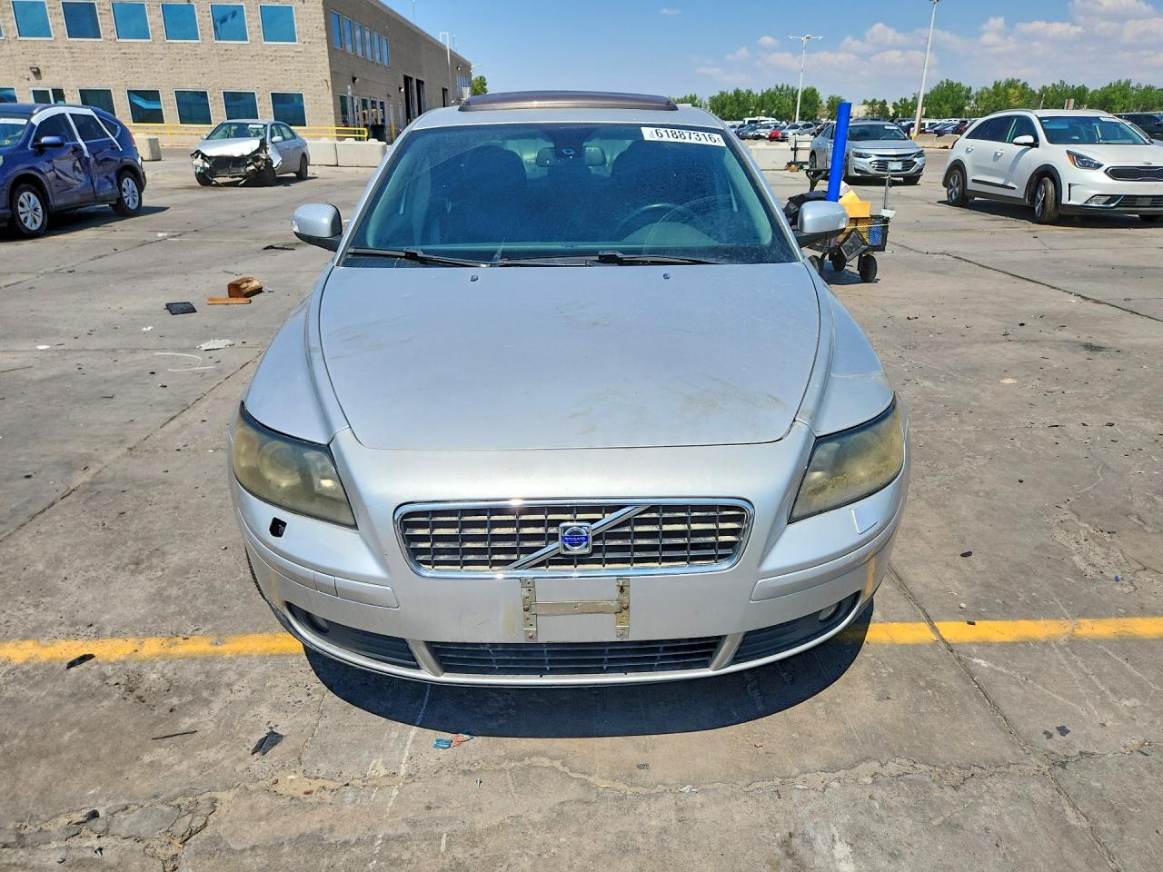2007 Volvo S40 T5 Silver vin: YV1MH682372287782