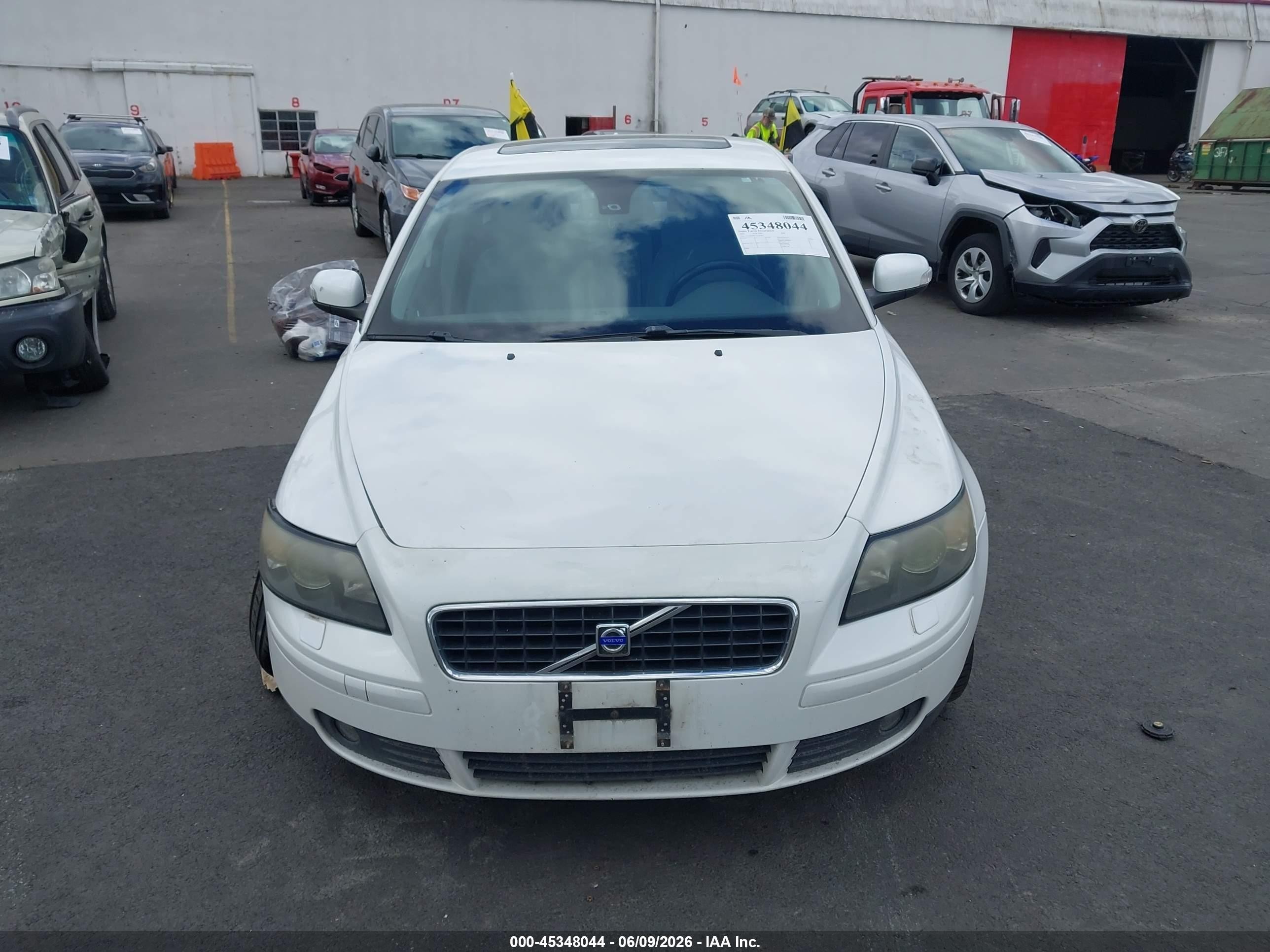 2007 Volvo S40 T5 White vin: YV1MH682372303852