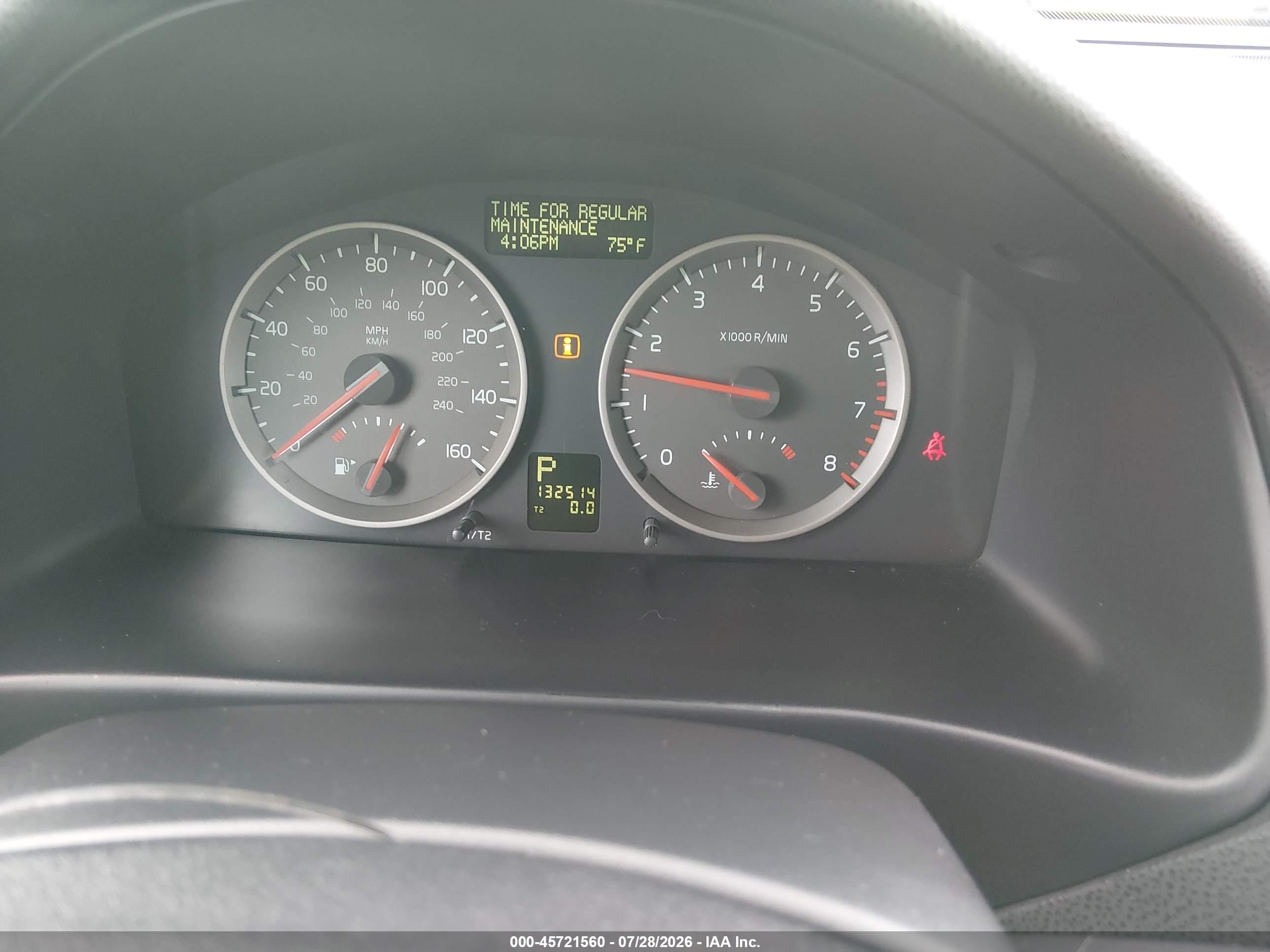 2007 Volvo S40 T5 Black vin: YV1MH682372304872