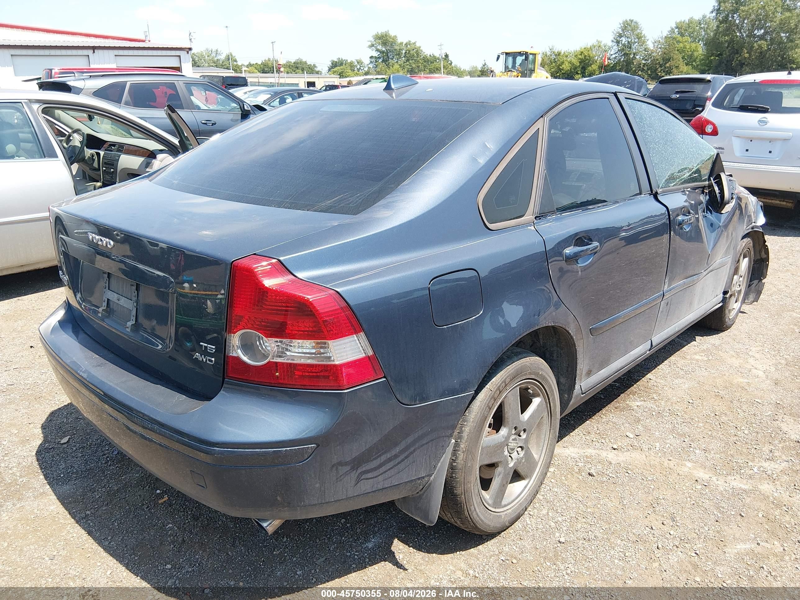 2007 Volvo S40 T5 Blue vin: YV1MH682472303827