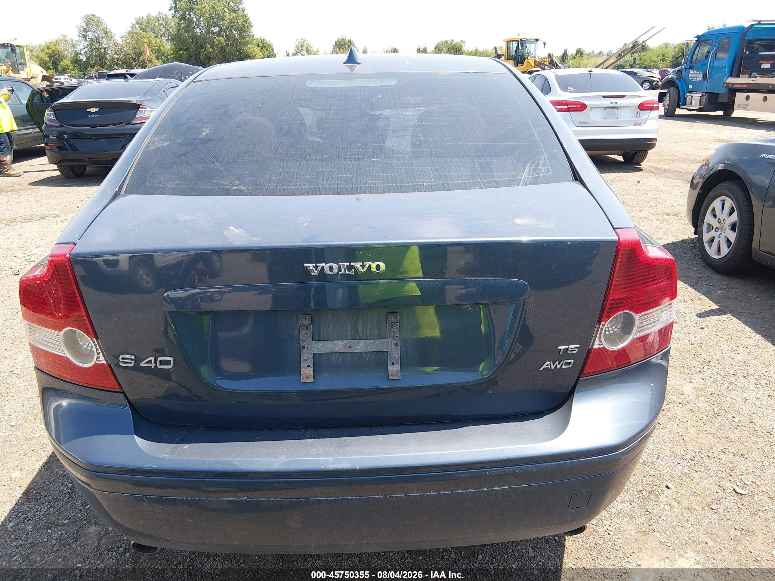 2007 Volvo S40 T5 Blue vin: YV1MH682472303827
