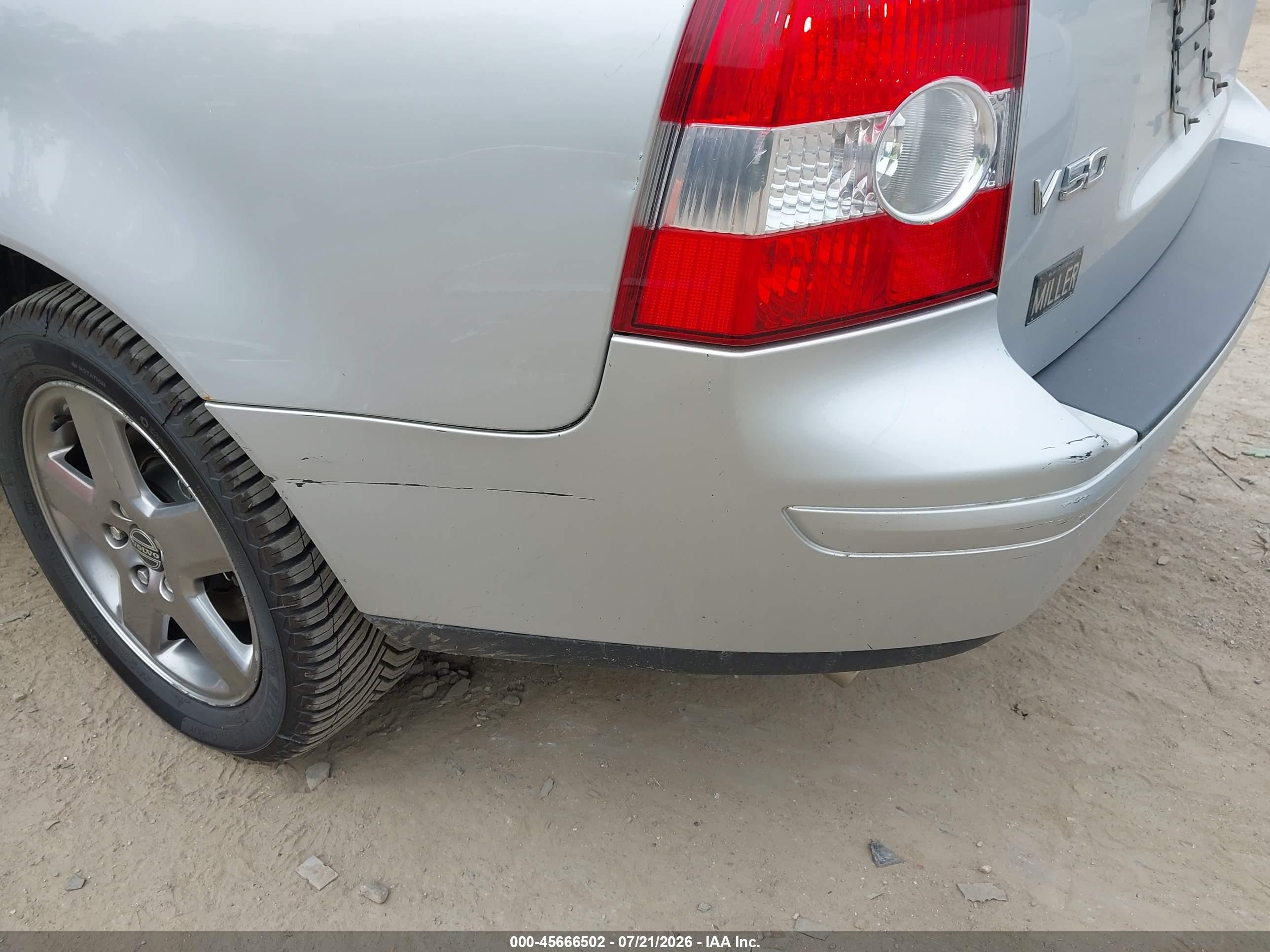 2005 Volvo V50 T5/t5 Awd Silver vin: YV1MJ682452074566