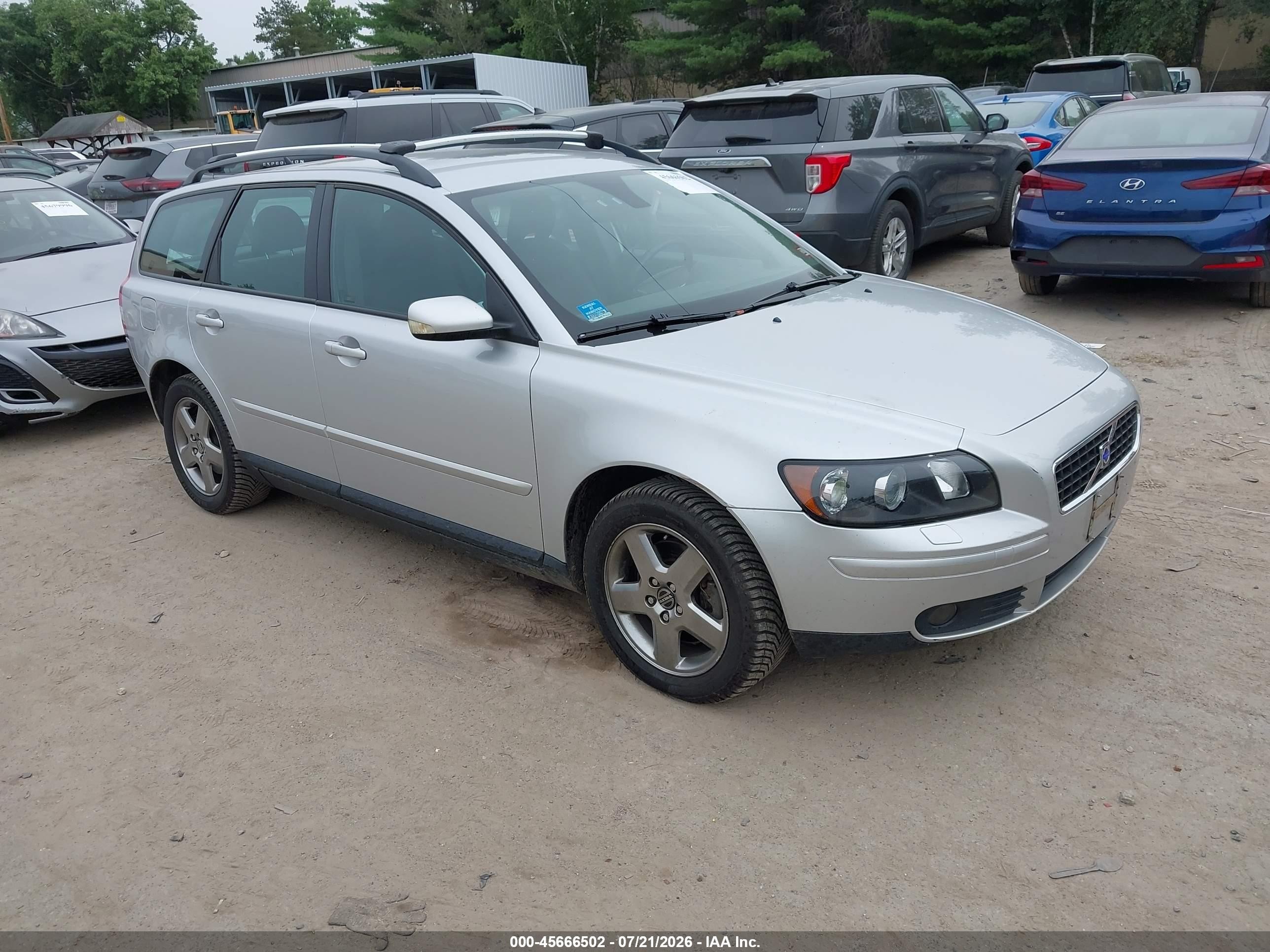 2005 Volvo V50 T5/t5 Awd Silver vin: YV1MJ682452074566