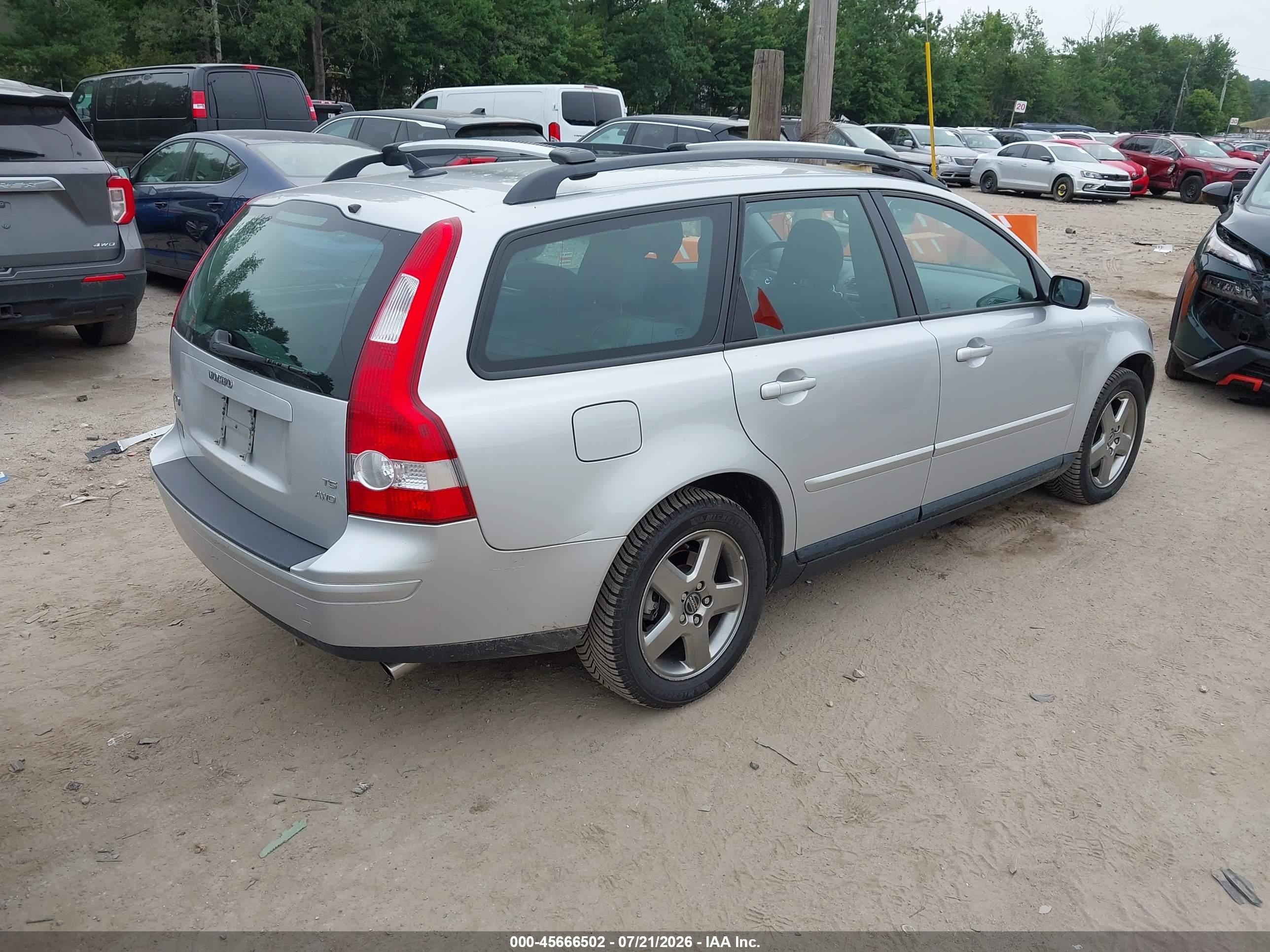 2005 Volvo V50 T5/t5 Awd Silver vin: YV1MJ682452074566