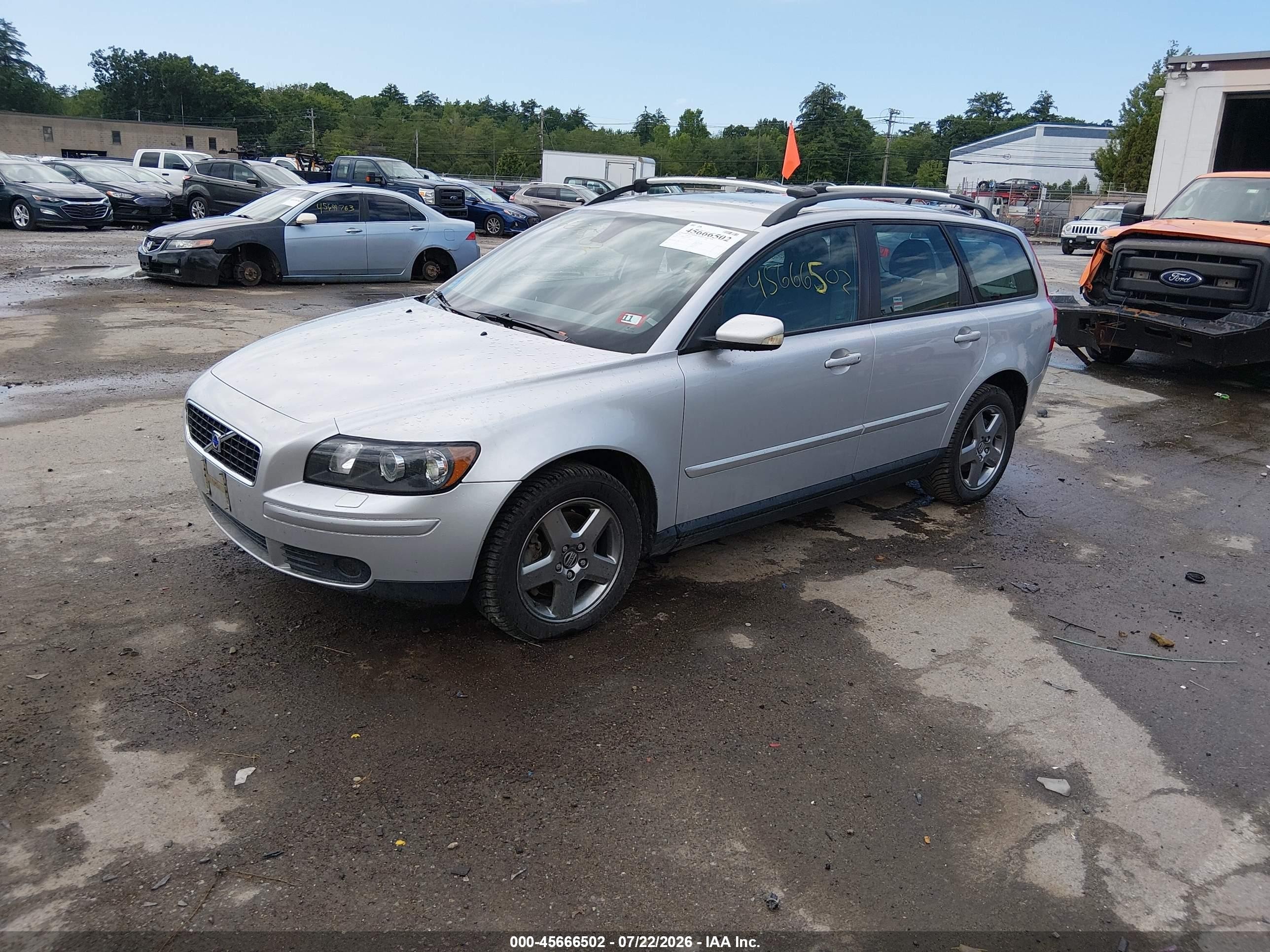 2005 Volvo V50 T5/t5 Awd Silver vin: YV1MJ682452074566
