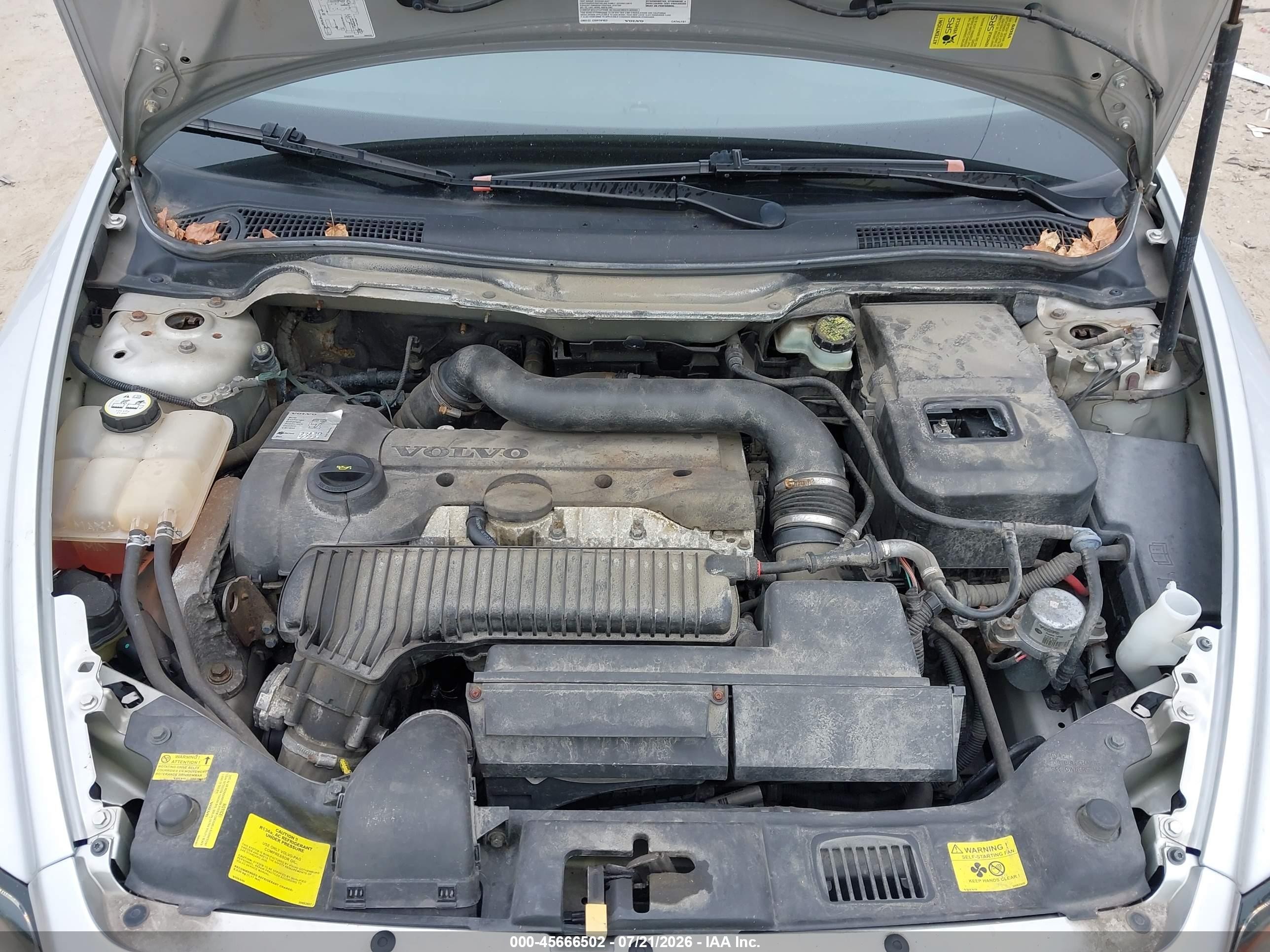 2005 Volvo V50 T5/t5 Awd Silver vin: YV1MJ682452074566
