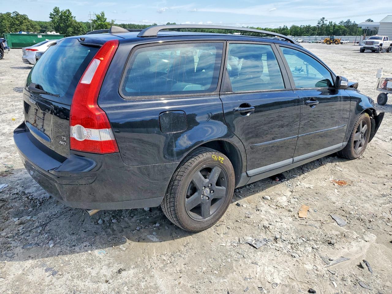 2007 Volvo V50 T5 Black vin: YV1MJ682772316334