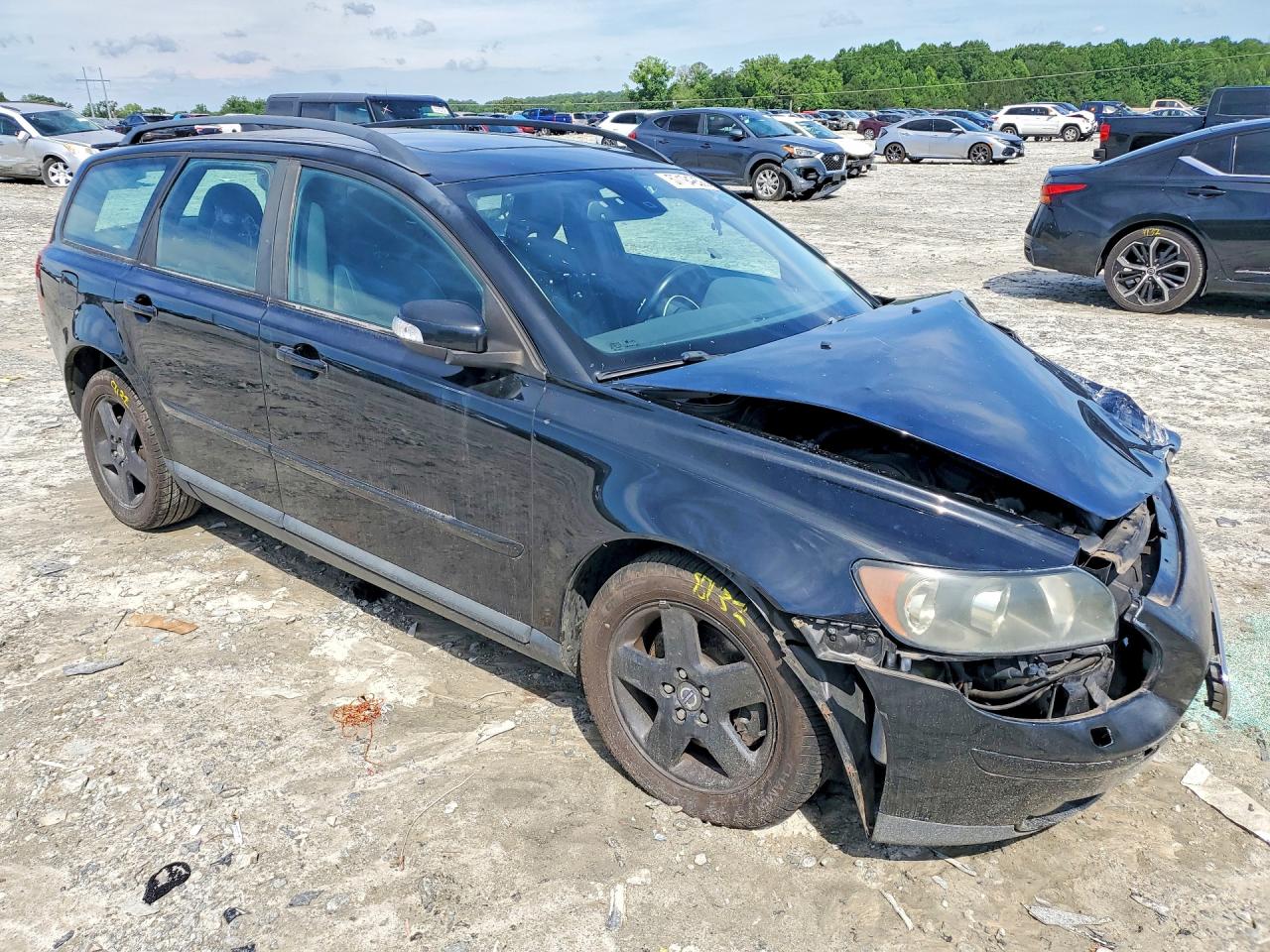 2007 Volvo V50 T5 Black vin: YV1MJ682772316334