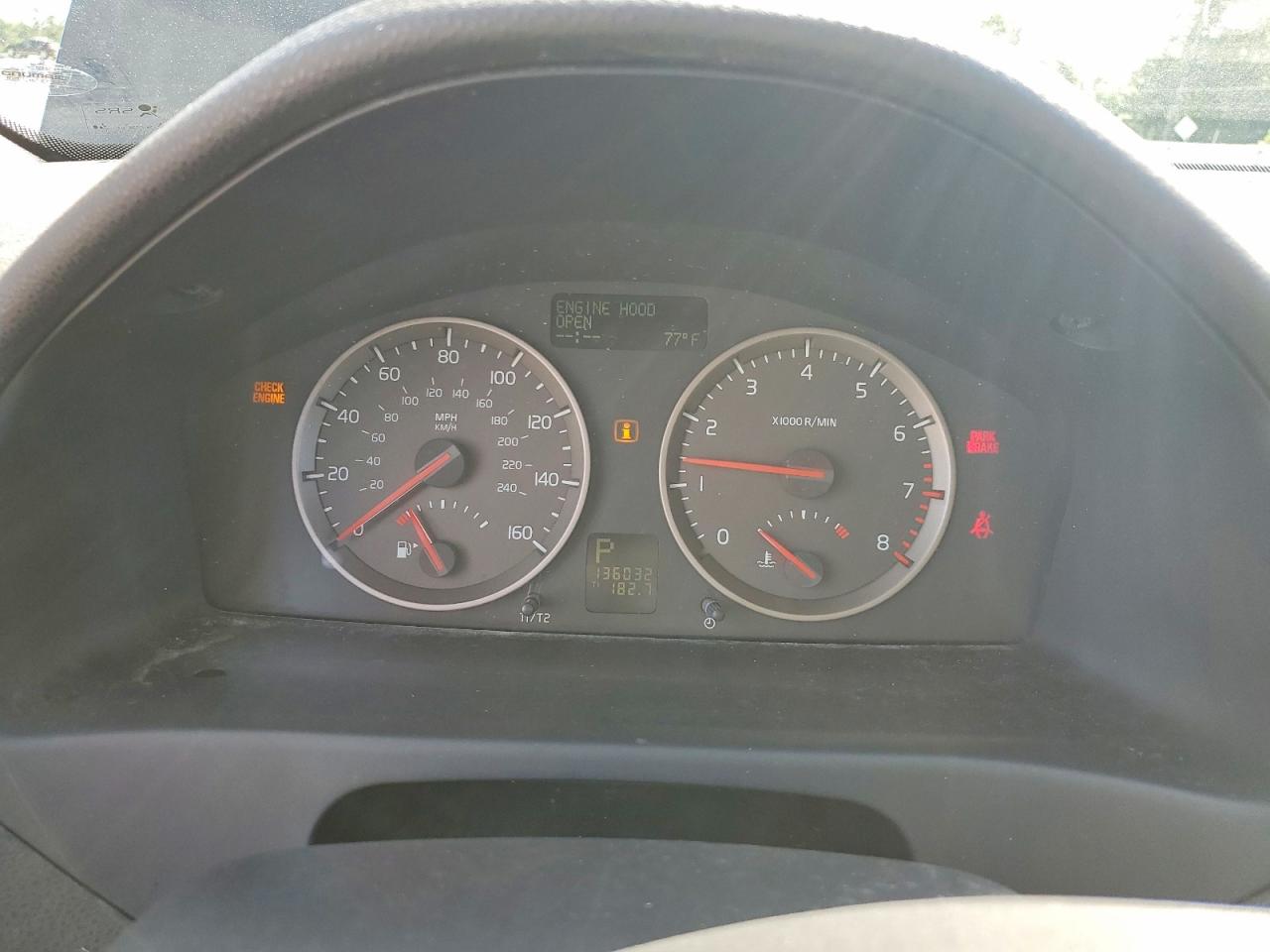 2007 Volvo V50 T5 Black vin: YV1MJ682772316334