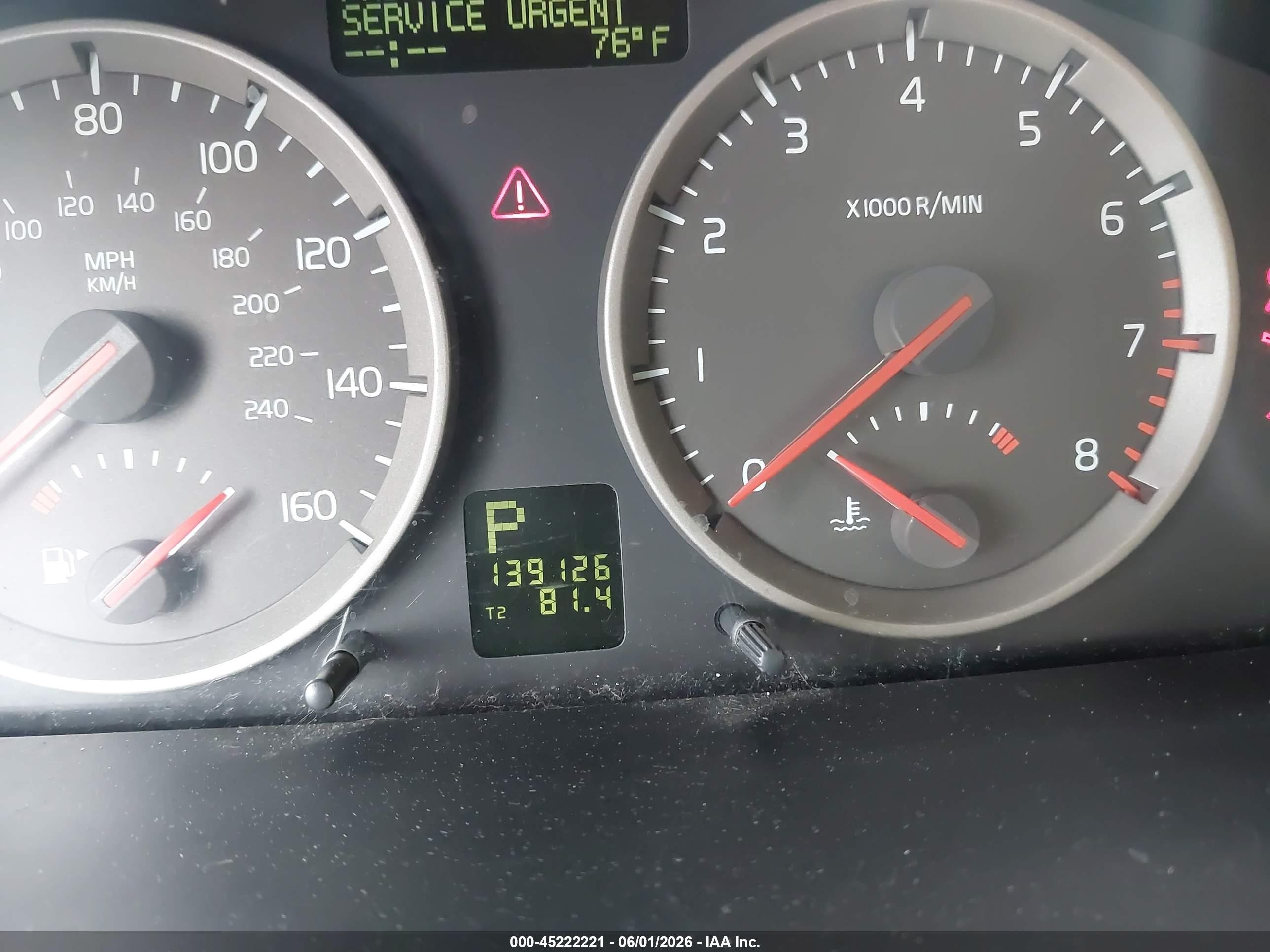 2005 Volvo V50 T5/t5 Awd Gray vin: YV1MJ682952041417