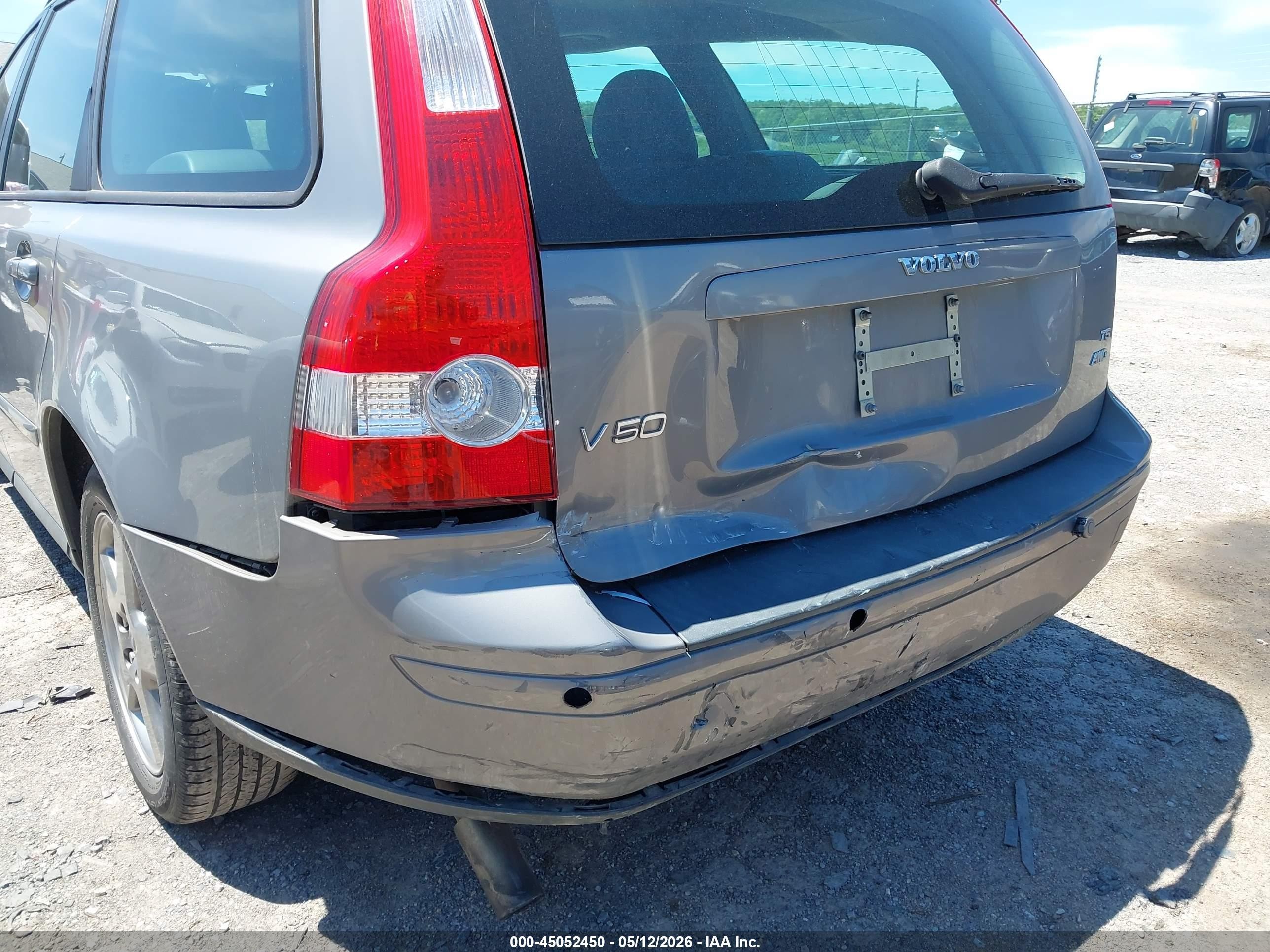 2006 Volvo V50 T5 Gray vin: YV1MJ682X62160871