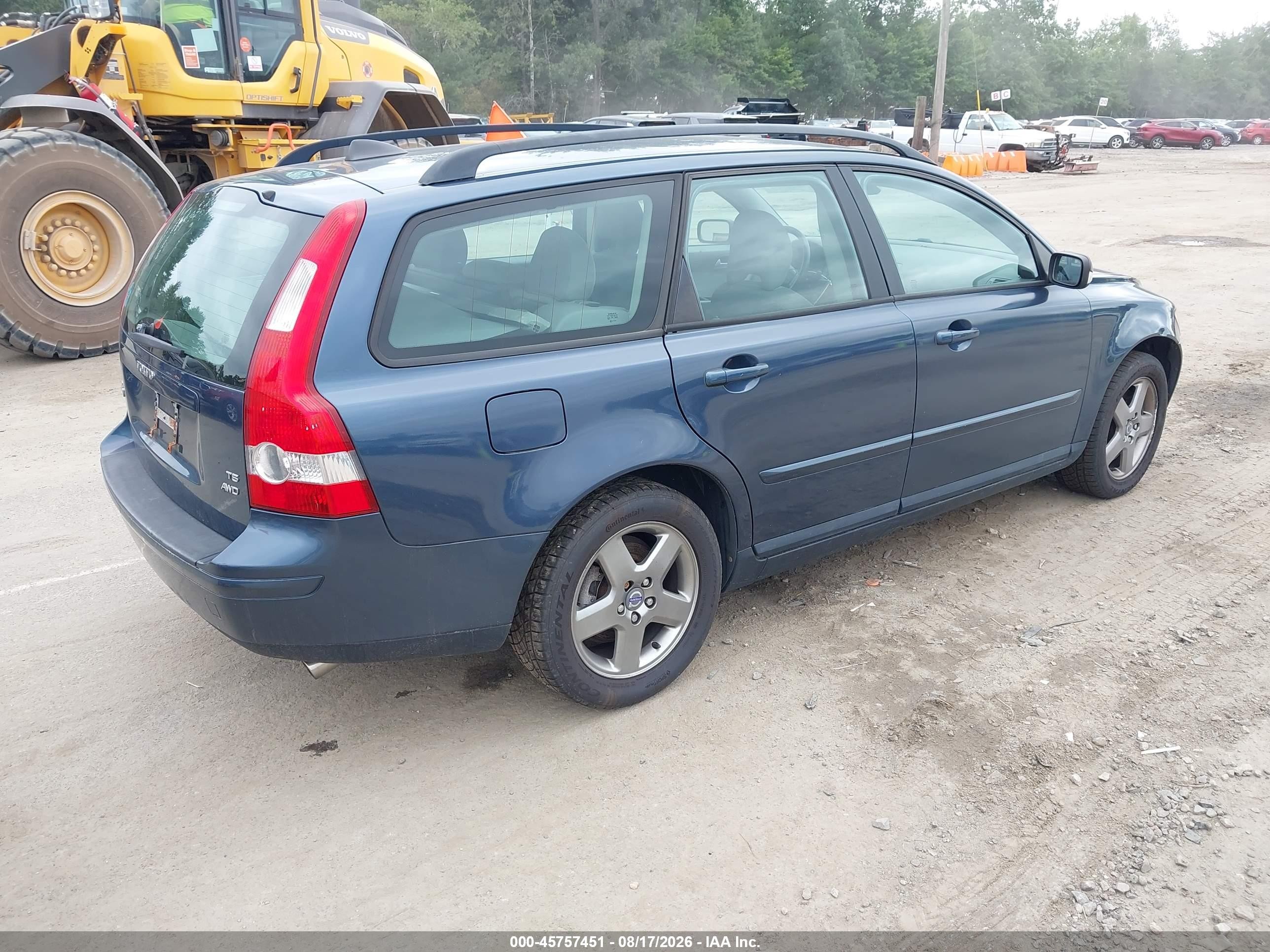 2006 Volvo V50 T5 Blue vin: YV1MJ682X62177508