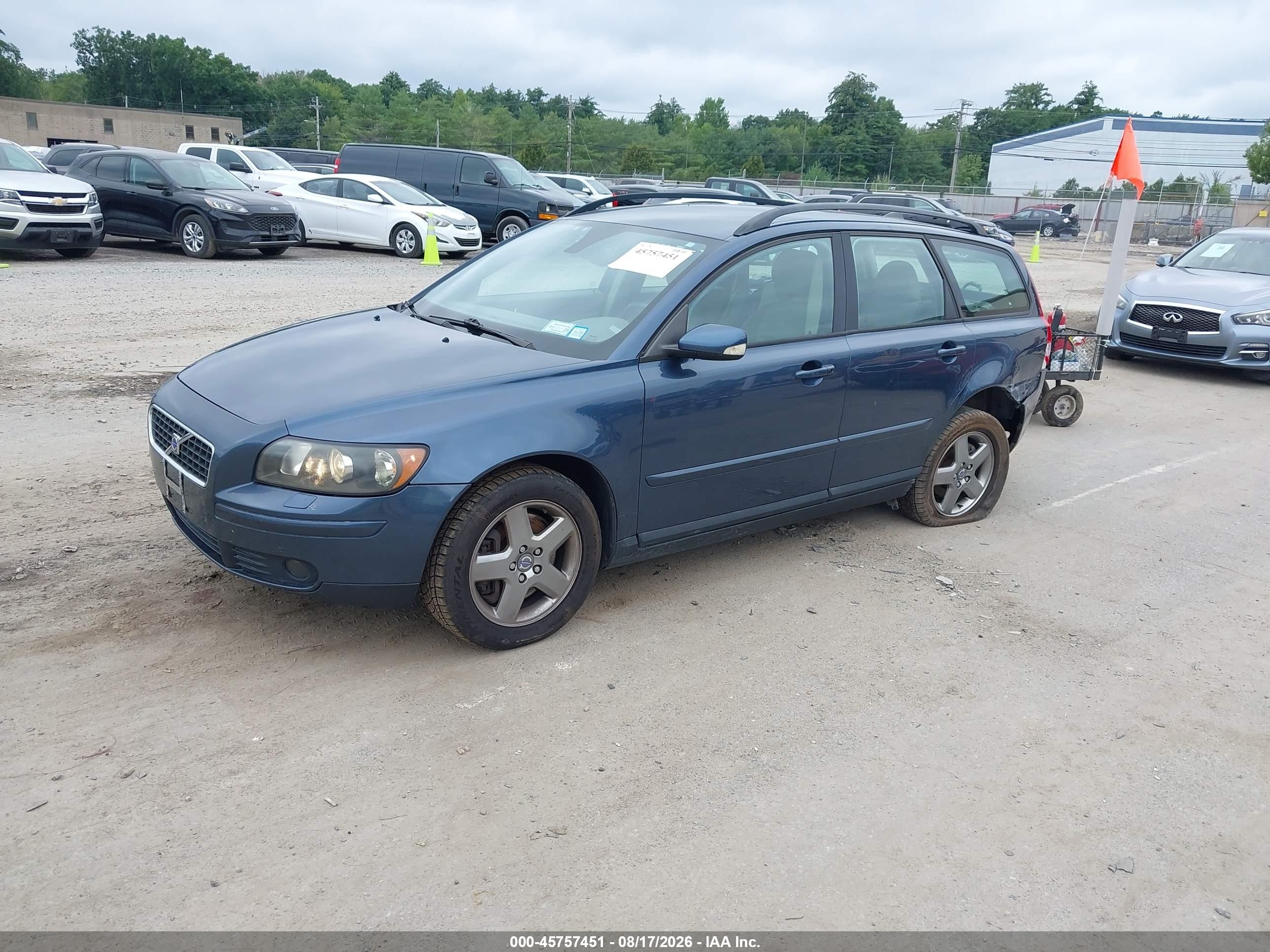 2006 Volvo V50 T5 Blue vin: YV1MJ682X62177508