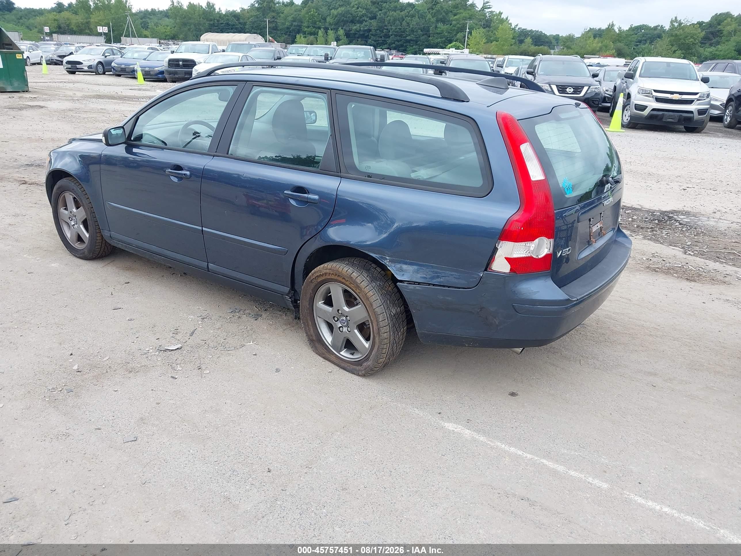 2006 Volvo V50 T5 Blue vin: YV1MJ682X62177508