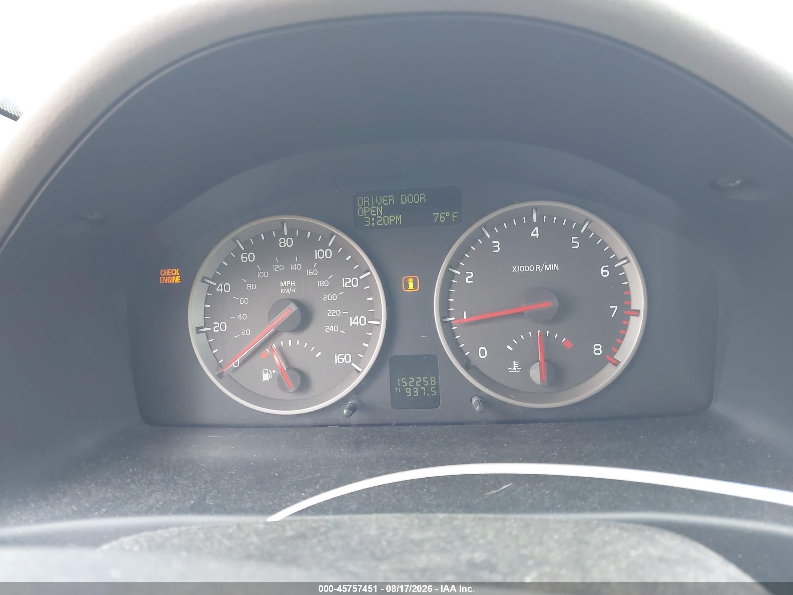 2006 Volvo V50 T5 Blue vin: YV1MJ682X62177508