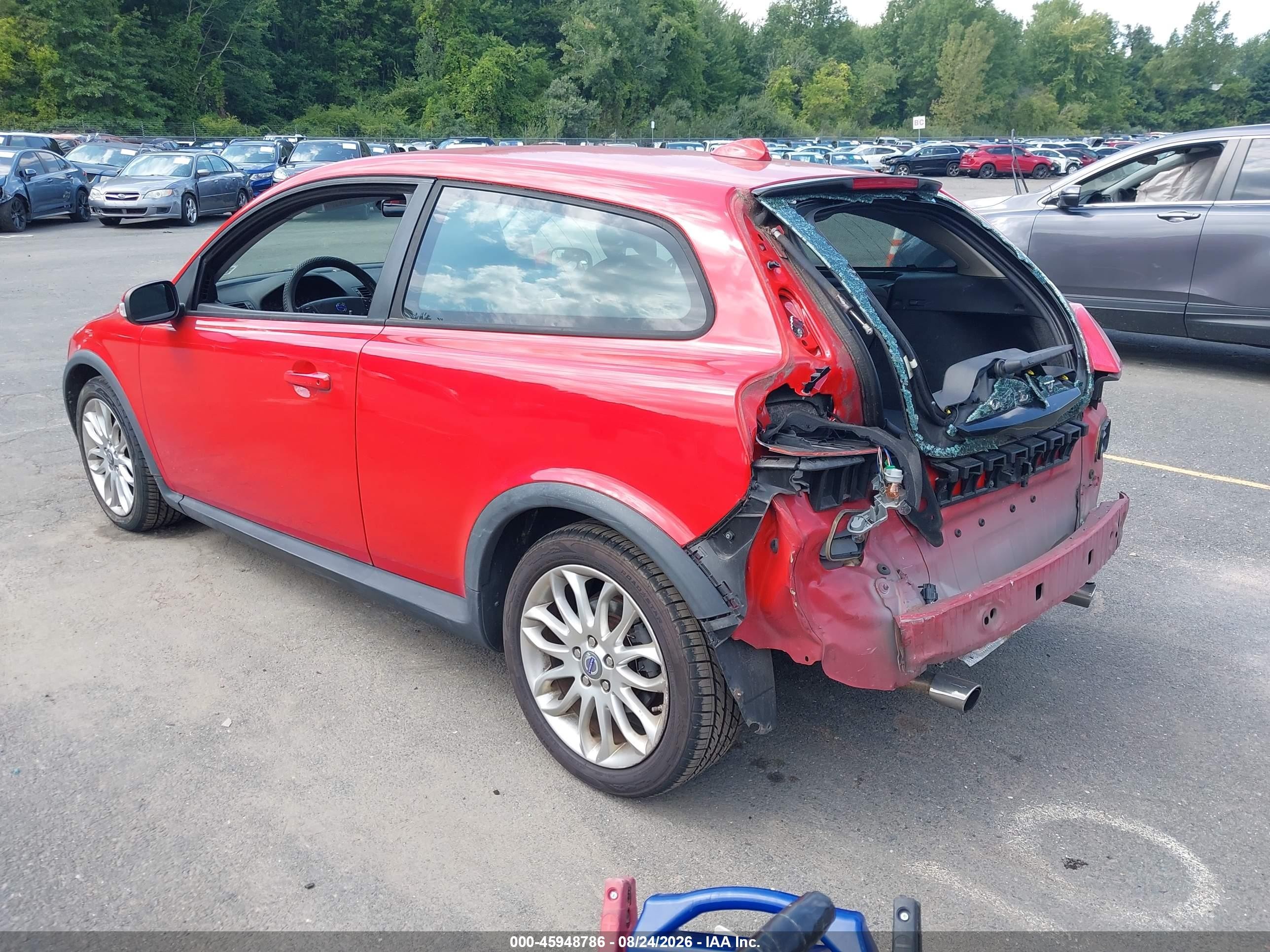 2009 Volvo C30 T5/t5 R-design Красный vin: YV1MK672092144844