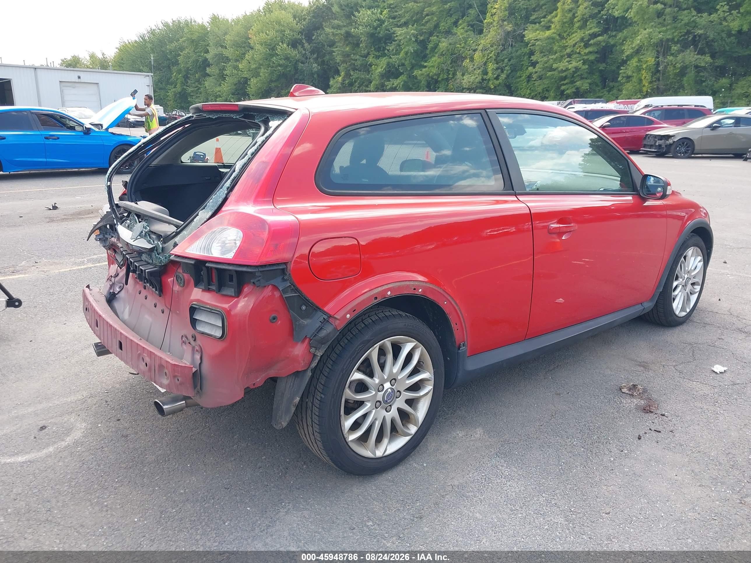 2009 Volvo C30 T5/t5 R-design Красный vin: YV1MK672092144844