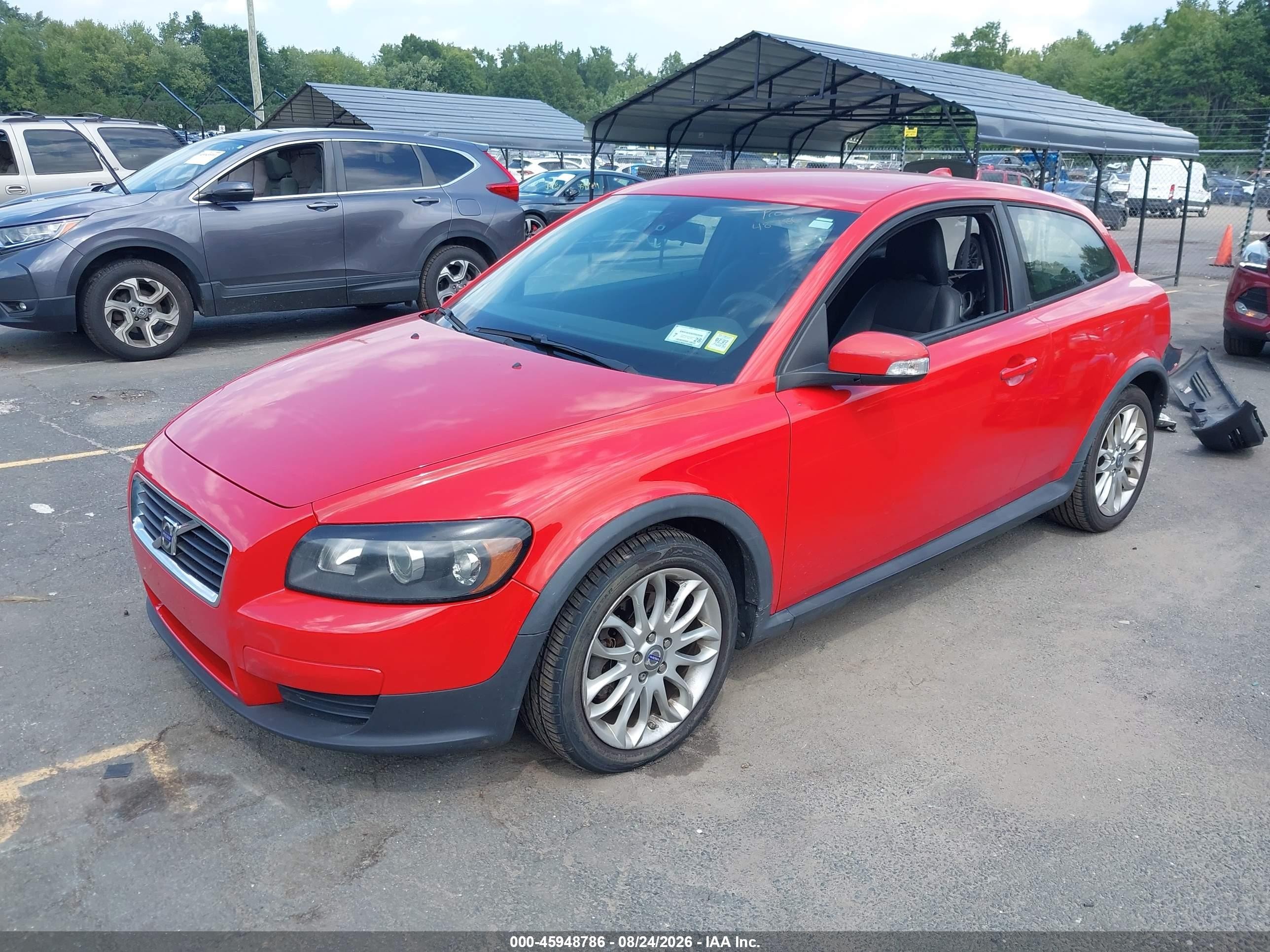 2009 Volvo C30 T5/t5 R-design Красный vin: YV1MK672092144844