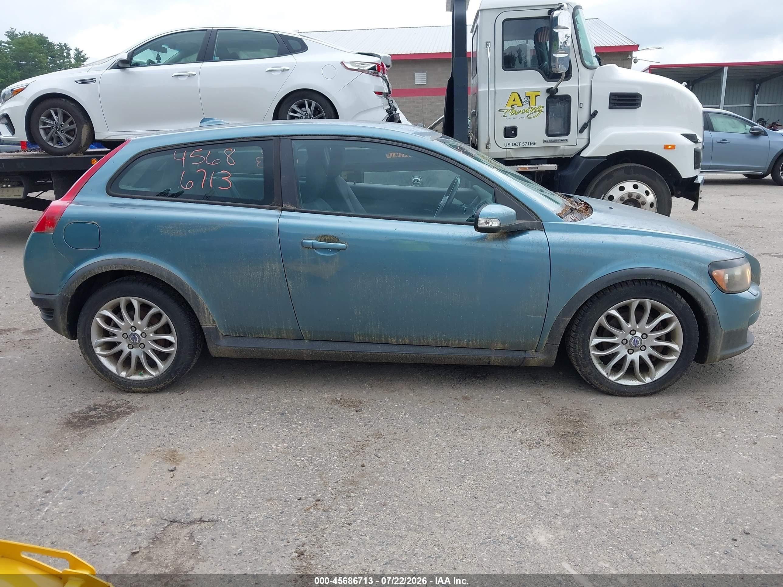 2008 Volvo C30 T5 R-design/t5 Version 1.0/t5 Version 2.0 Blue vin: YV1MK672182054990