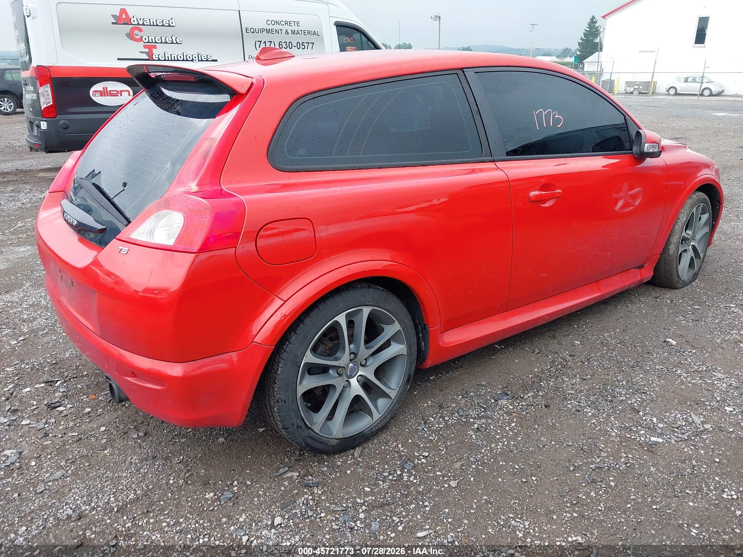 2008 Volvo C30 T5 R-design/t5 Version 1.0/t5 Version 2.0 Red vin: YV1MK672182055265