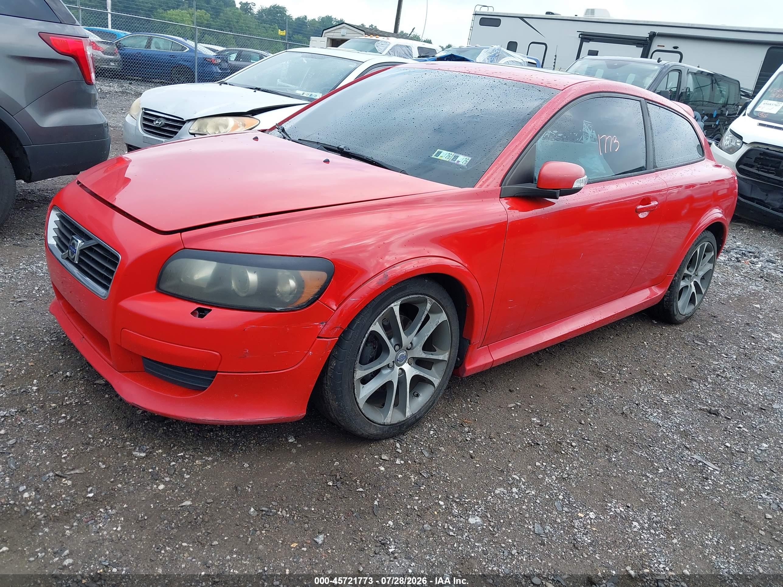 2008 Volvo C30 T5 R-design/t5 Version 1.0/t5 Version 2.0 Red vin: YV1MK672182055265
