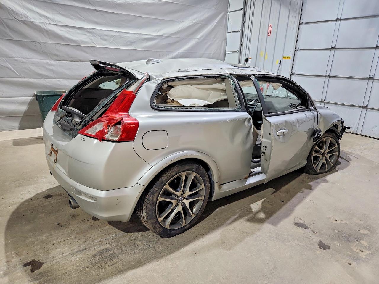 2008 Volvo C30 T5 Silver vin: YV1MK672182064855
