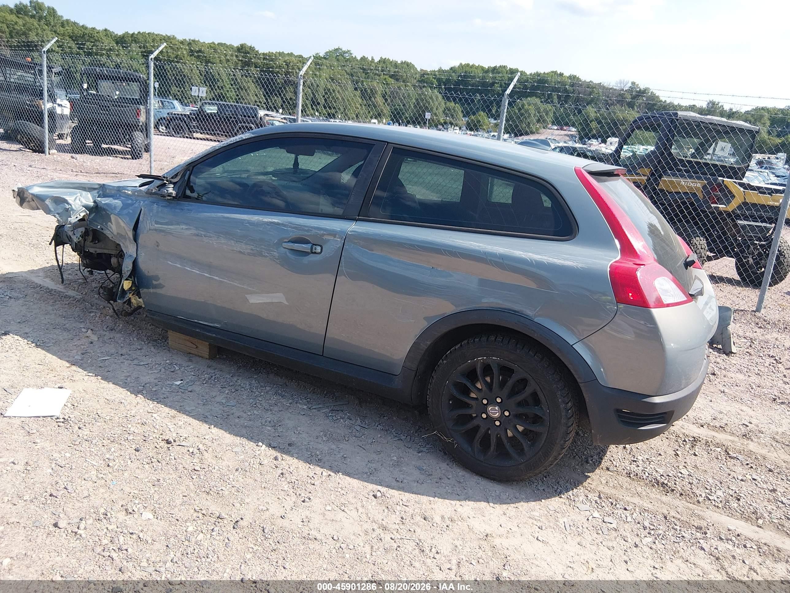 2008 Volvo C30 T5 R-design/t5 Version 1.0/t5 Version 2.0 Gray vin: YV1MK672182067674