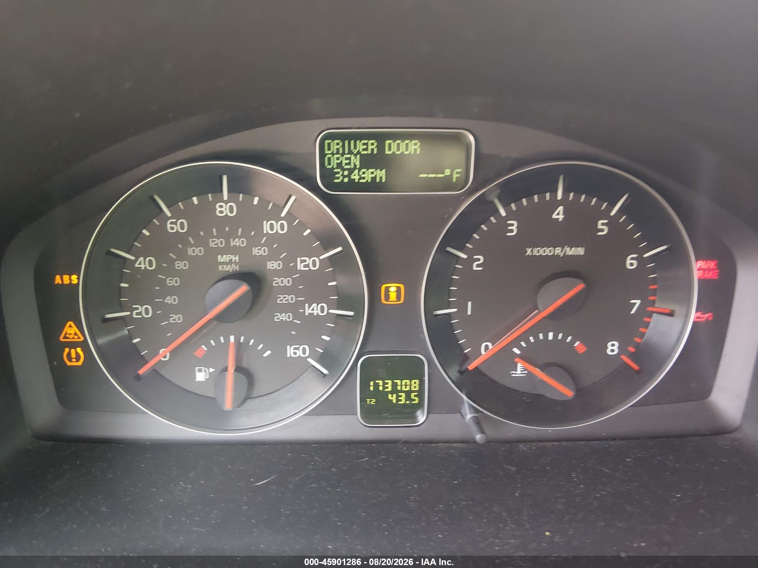2008 Volvo C30 T5 R-design/t5 Version 1.0/t5 Version 2.0 Gray vin: YV1MK672182067674