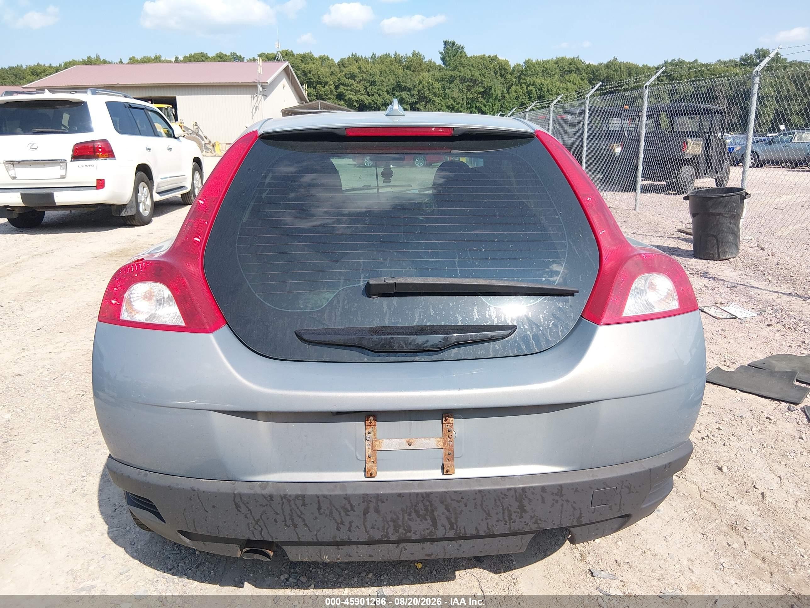 2008 Volvo C30 T5 R-design/t5 Version 1.0/t5 Version 2.0 Gray vin: YV1MK672182067674