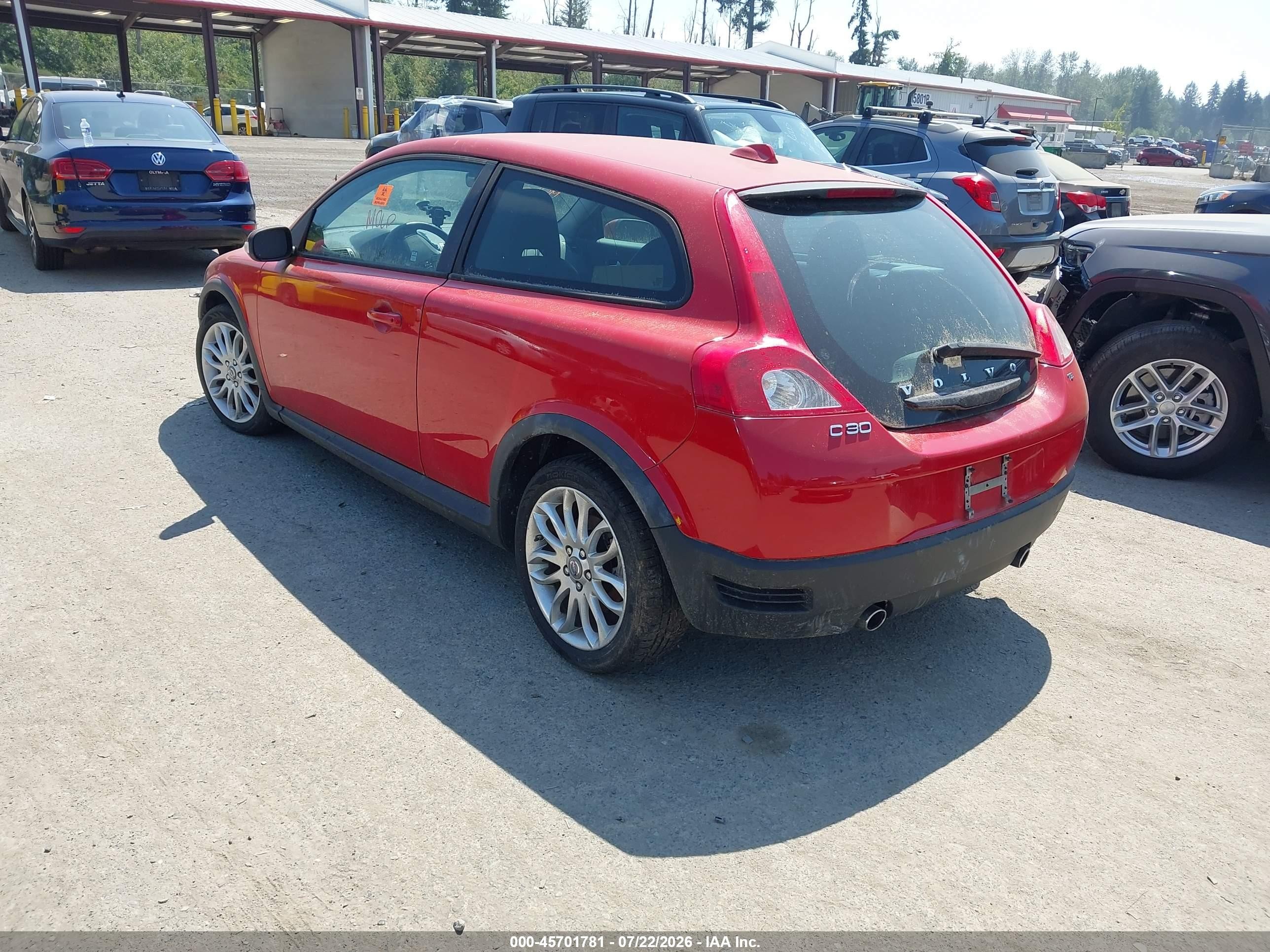 2009 Volvo C30 T5/t5 R-design Red vin: YV1MK672192127650