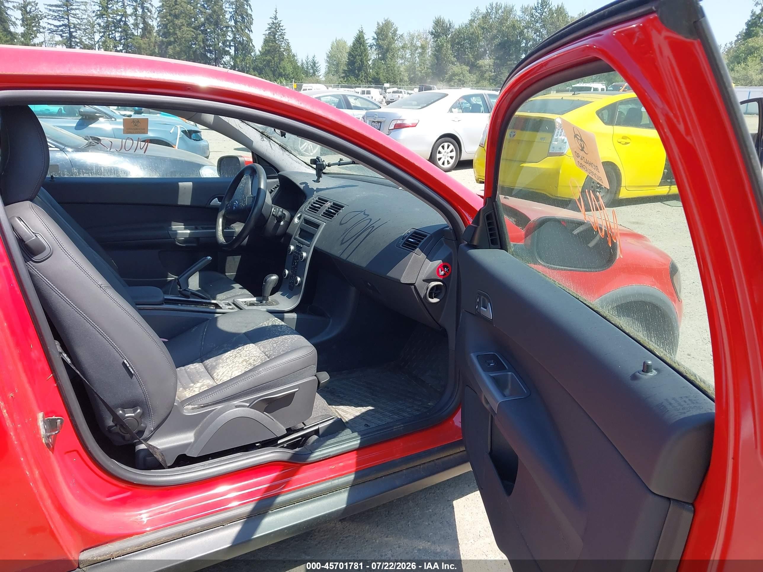 2009 Volvo C30 T5/t5 R-design Red vin: YV1MK672192127650
